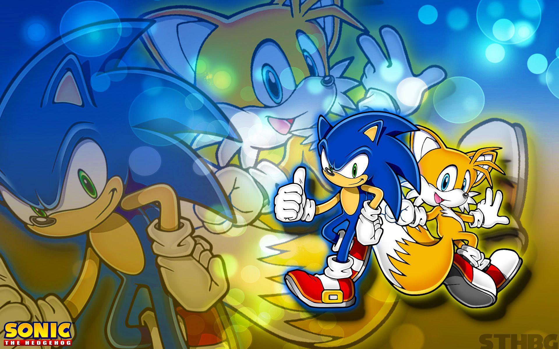 Download Sonic and Tails striking a pose together Wallpaper  Wallpaperscom