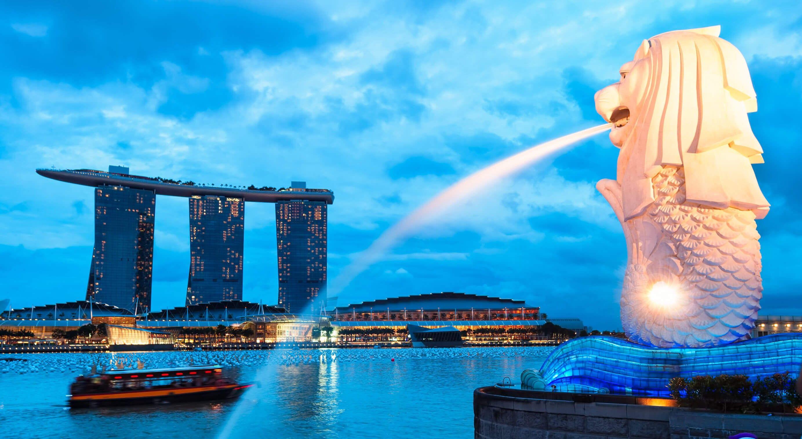 HD wallpaper: city skyline, cityscape, architecture, reflection, Singapore  | Wallpaper Flare