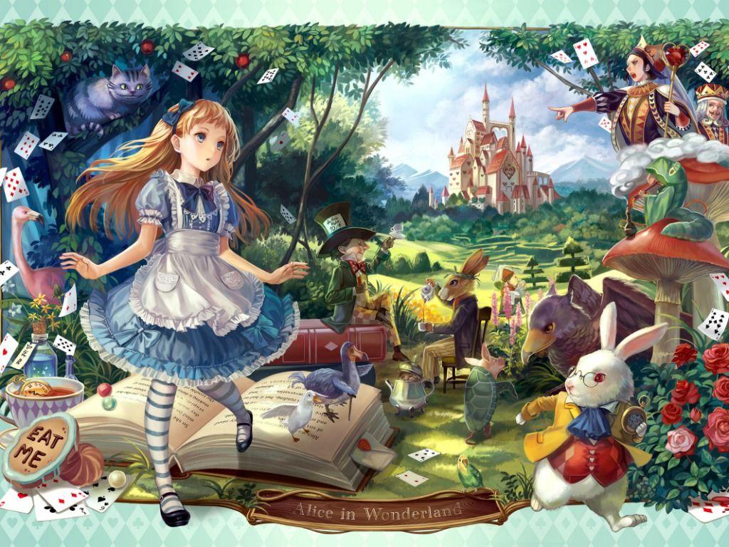 1024x768 Alice in Wonderland Wallpaper Girls Wallpaper