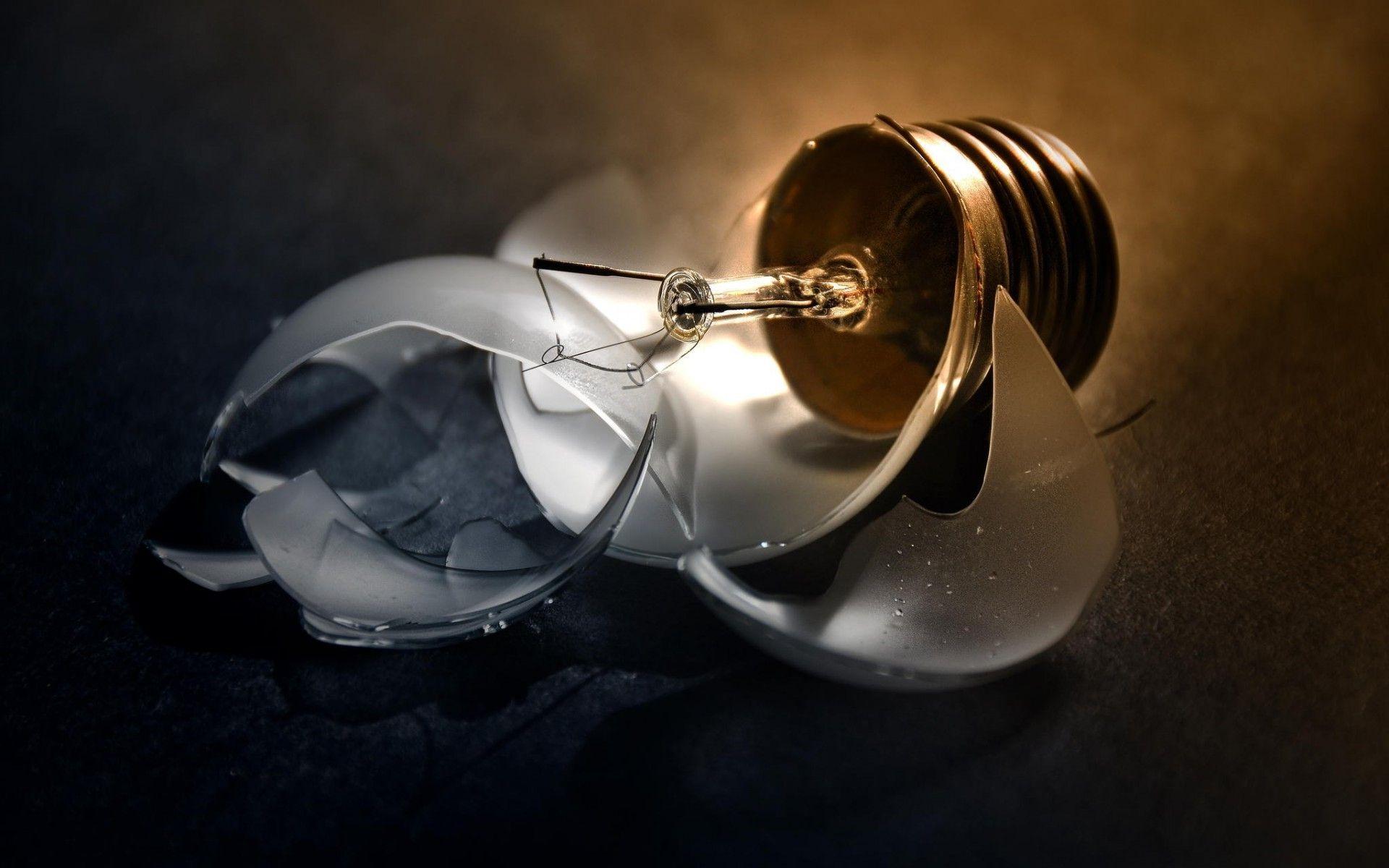 1920x1200 Broken light bulb free desktop background and wallpaper