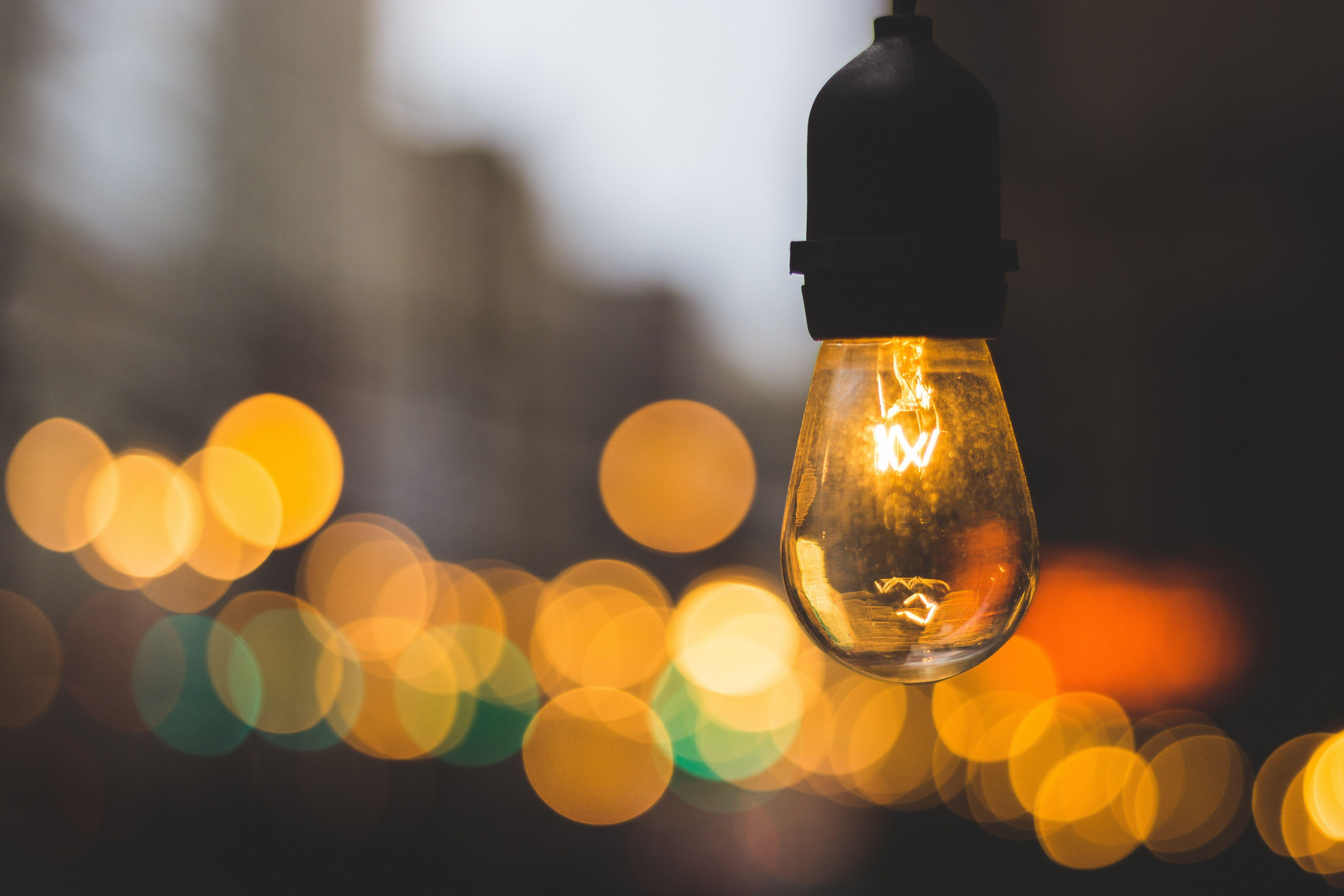 6000x4000 6000x4000 #light bulb, #decoration, #city