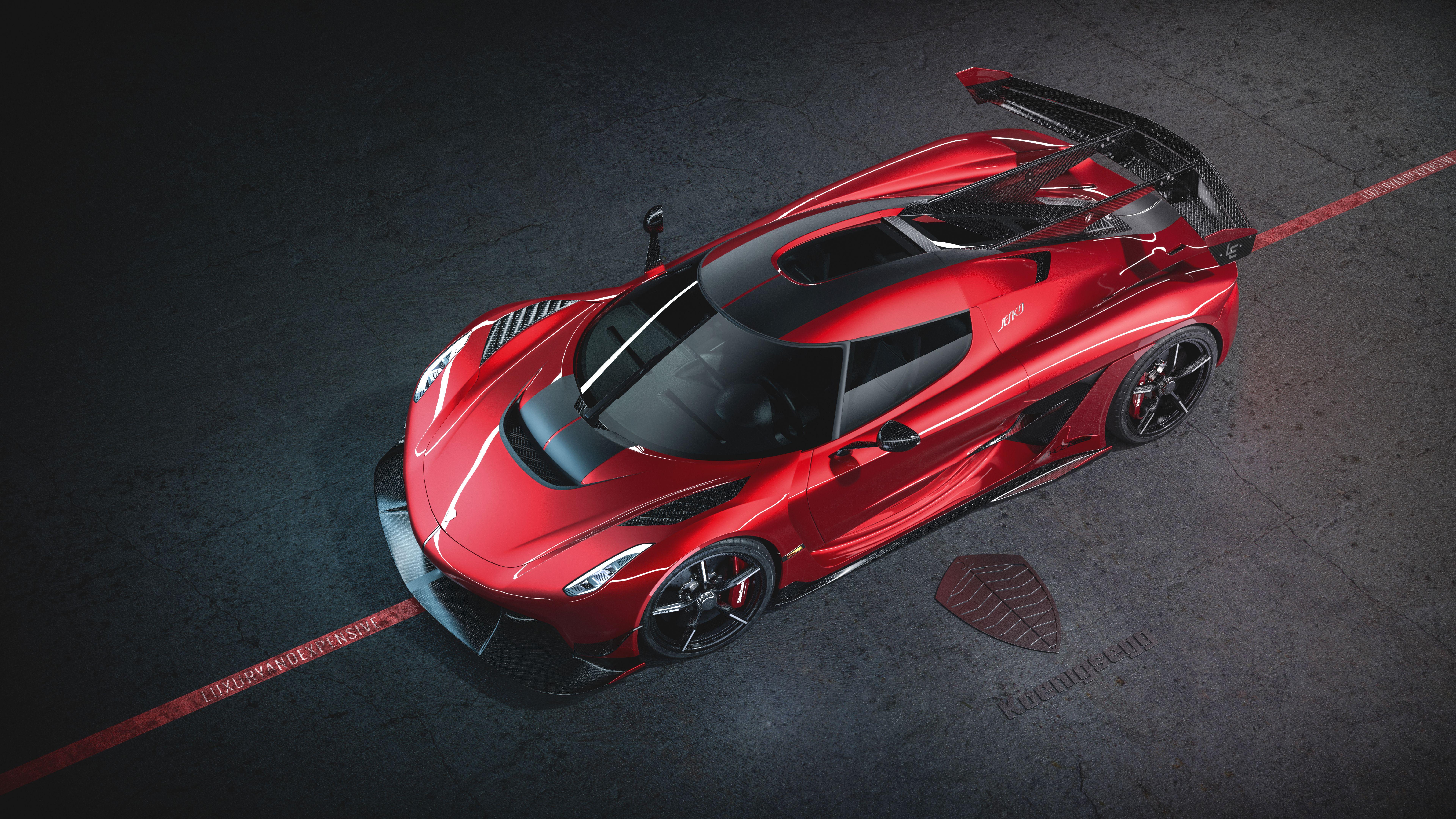 7680x4320 Koenigsegg Jesko Cherry Red Edition10 Picture, Photo