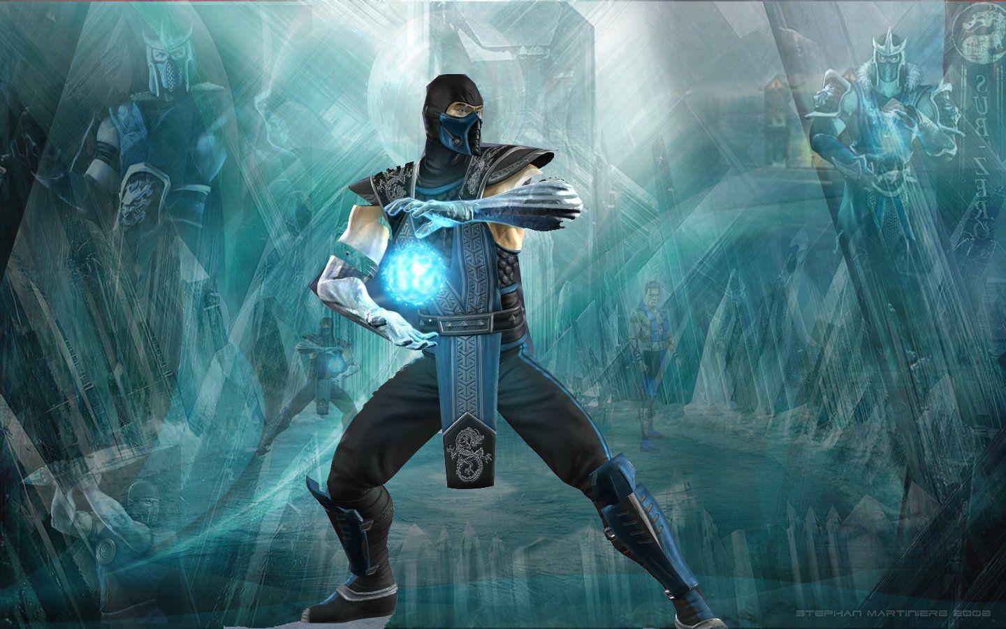 1440x900 Scorpion and Sub Zero Wallpaper