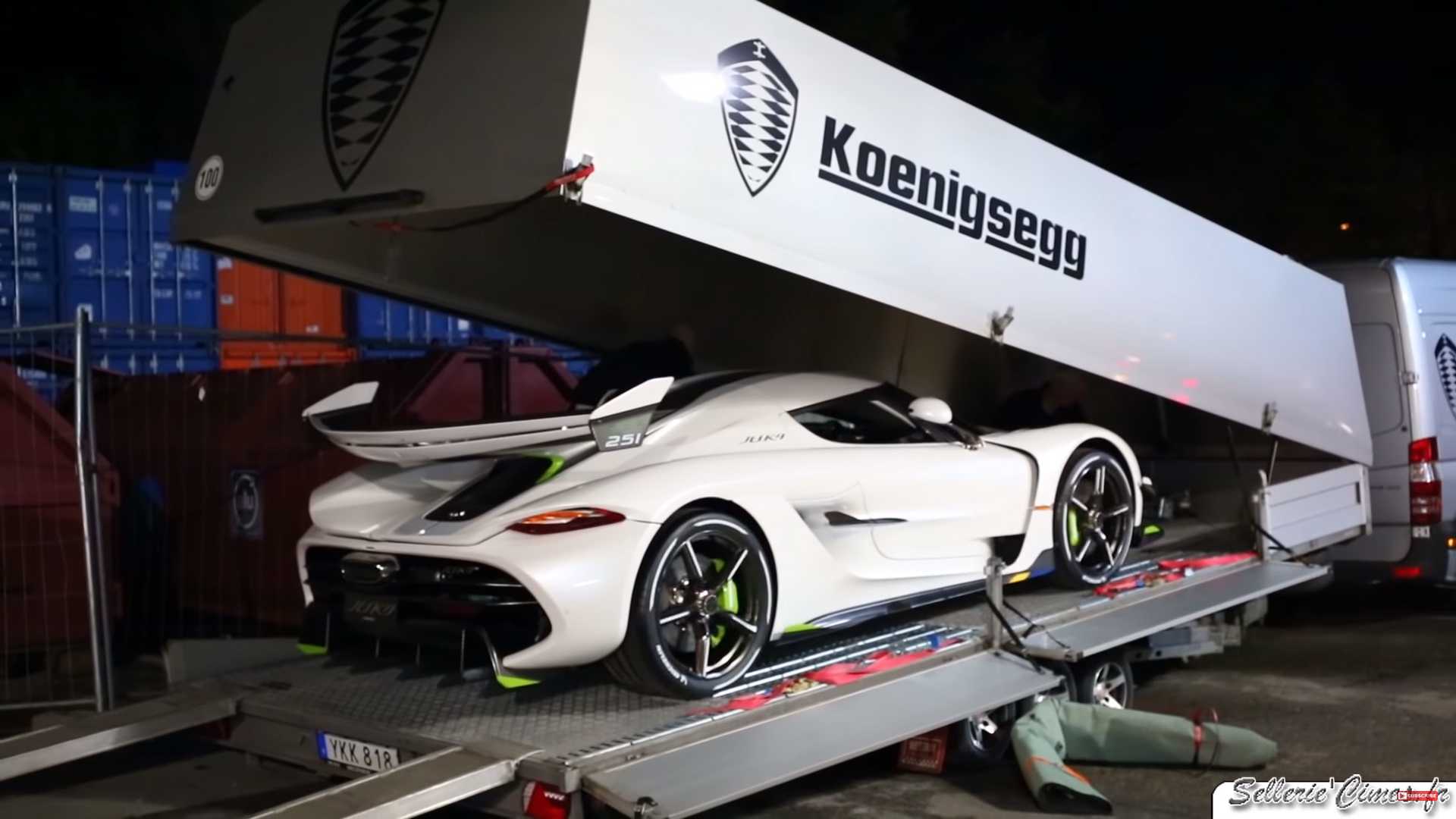 1920x1080 Koenigsegg Jesko Filmed While Leaving Geneva Motor Show