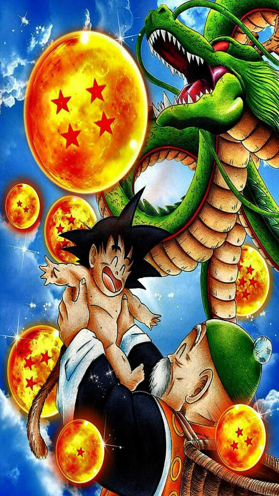 1080x1920 Goku Kid Dragon Wallpaper HD For Android