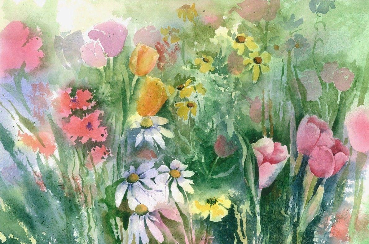 1191x787 Flower: Colorful Spring Garden Flowers Nature Flower Wallpaper