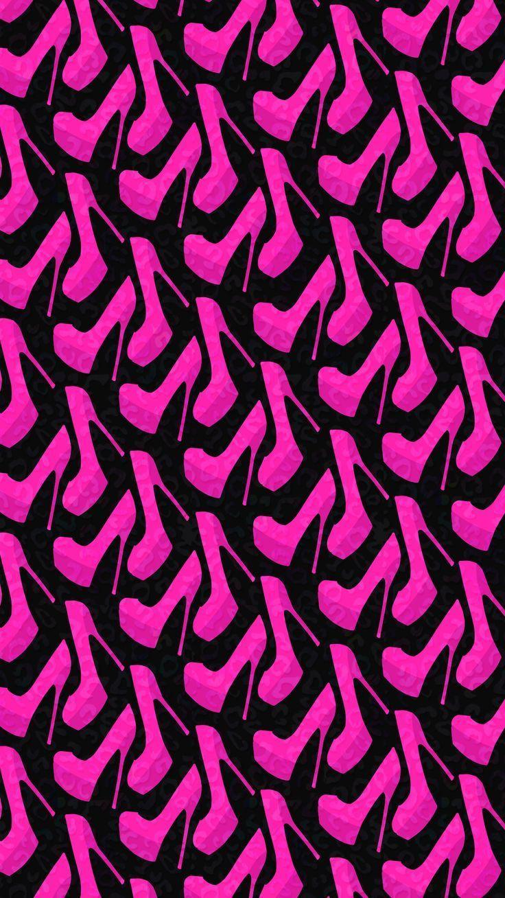 736x1308 Pink High Heels Girly iPhone Background. Love pink