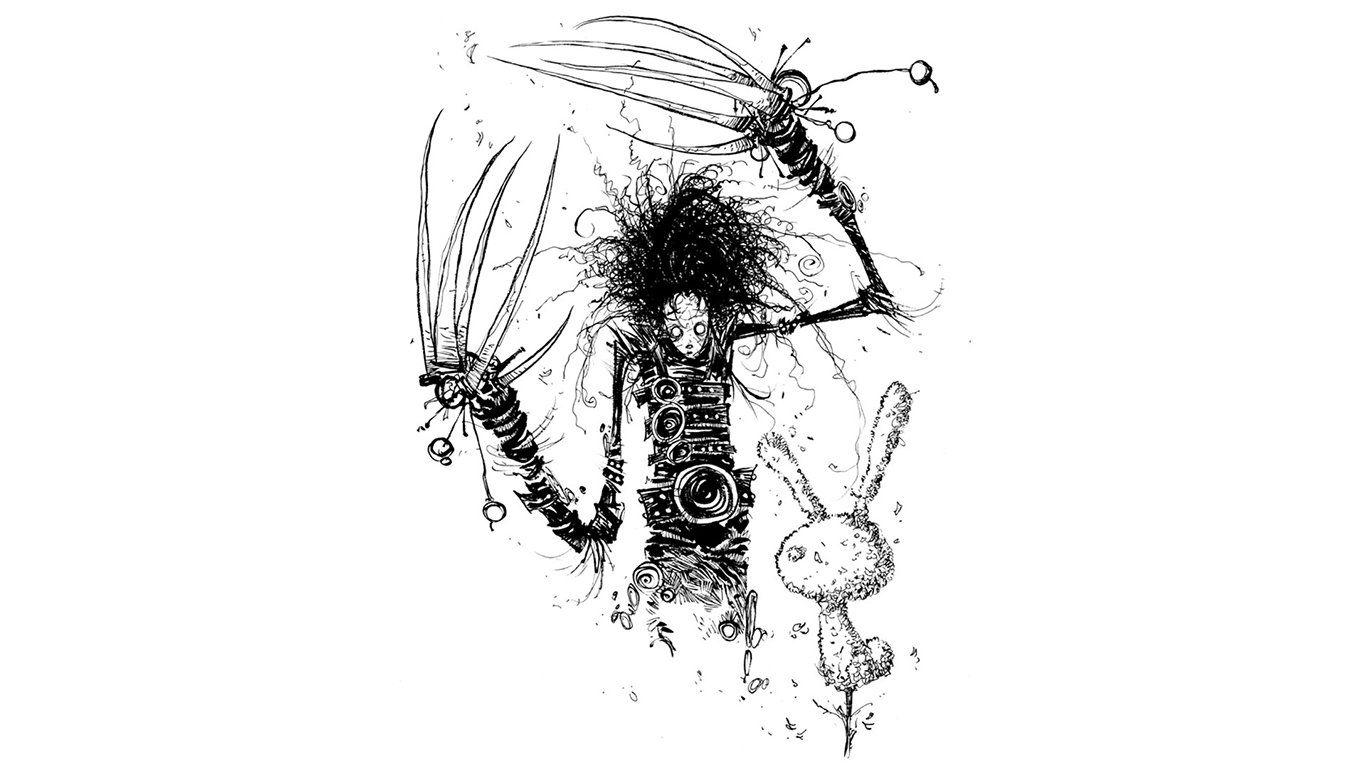 1366x768 Edward Scissorhands HD Wallpaper