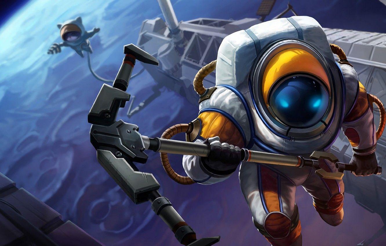 1332x850 Wallpaper space, the suit, League Of Legends, Nautilus
