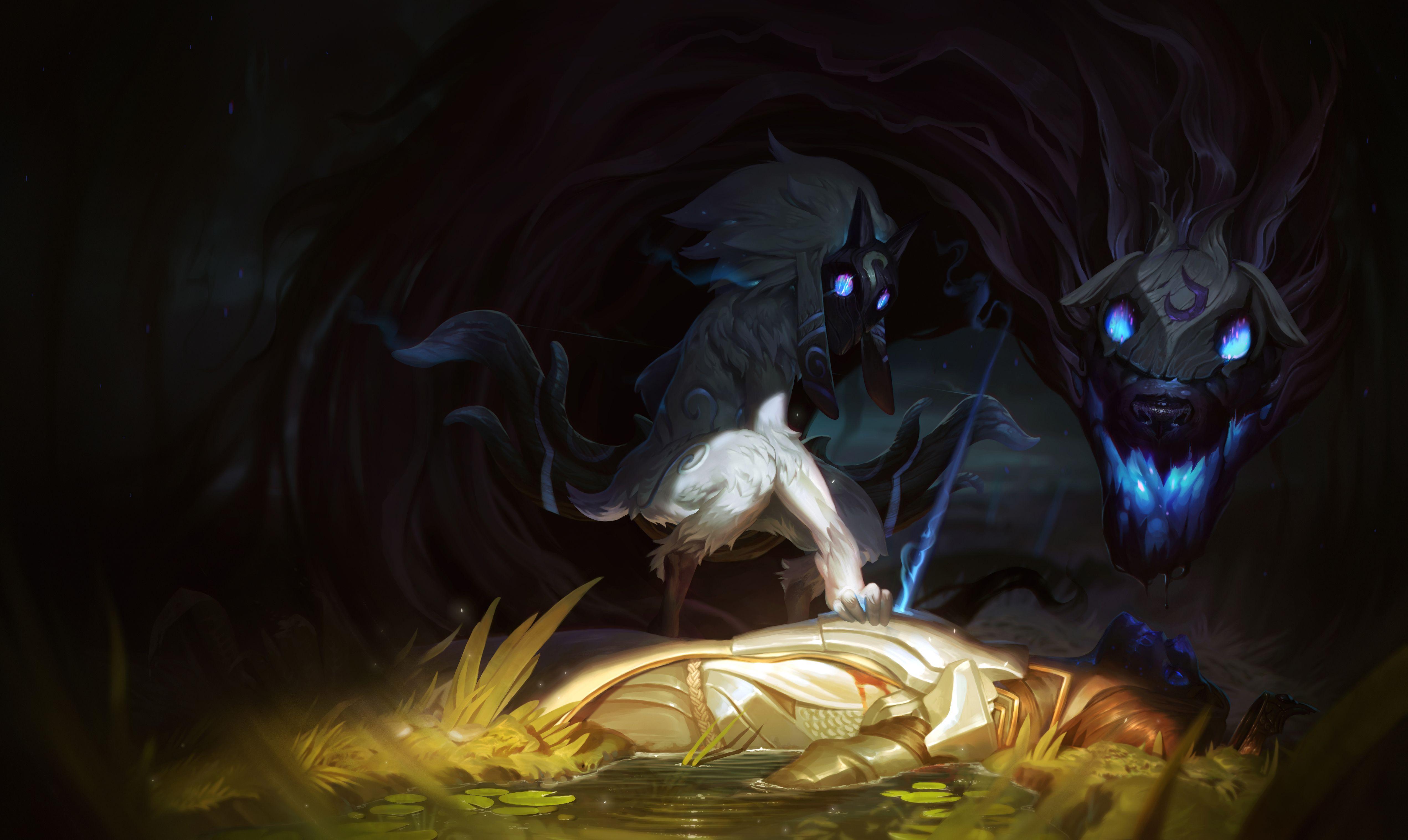 5084x3034 Kindred (League of Legends) HD Wallpaper. Background