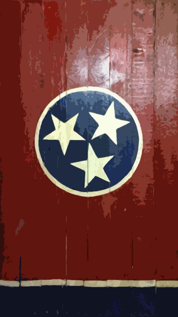 750x1334 Flag Of Tennessee Wallpaper