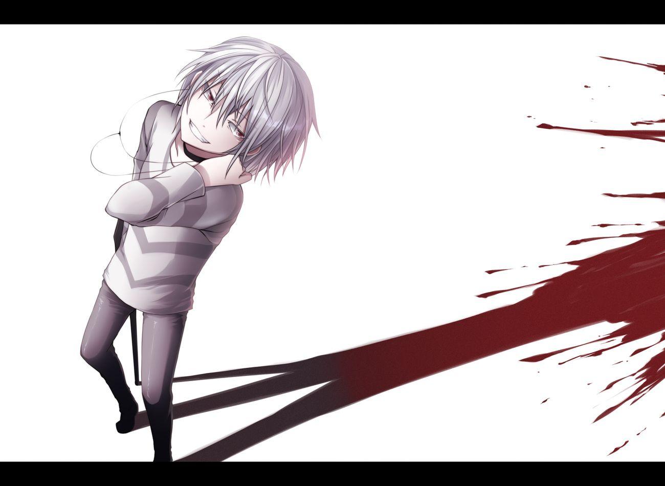 1300x950 accelerator all male blood idora male red eyes short hair to