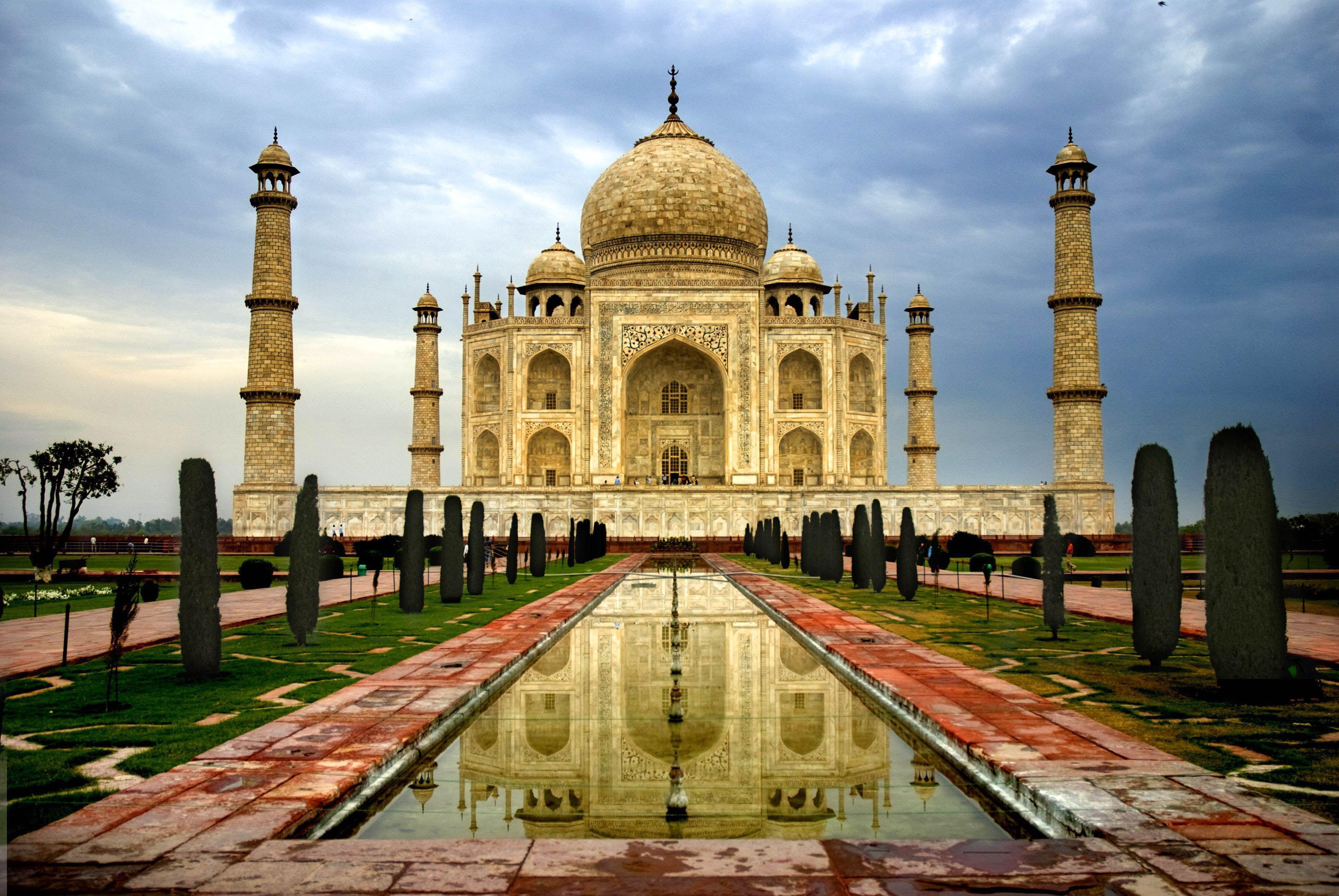 3872x2592 Hình nền đẹp HD độ phân giải cao của đền Taj Mahal (Ấn Độ).  Taj