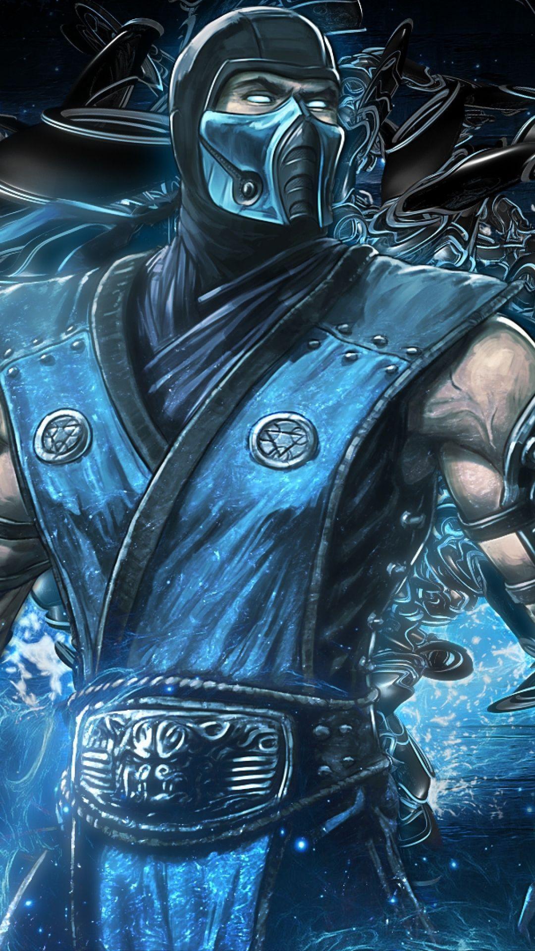1080x1920 Download Wallpaper 1080x1920 Mortal kombat, Sub zero, Art, Equipment Sony Xperia Z ZL, Z, Samsung Gala. Mortal kombat art, Sub zero mortal kombat, Mortal kombat