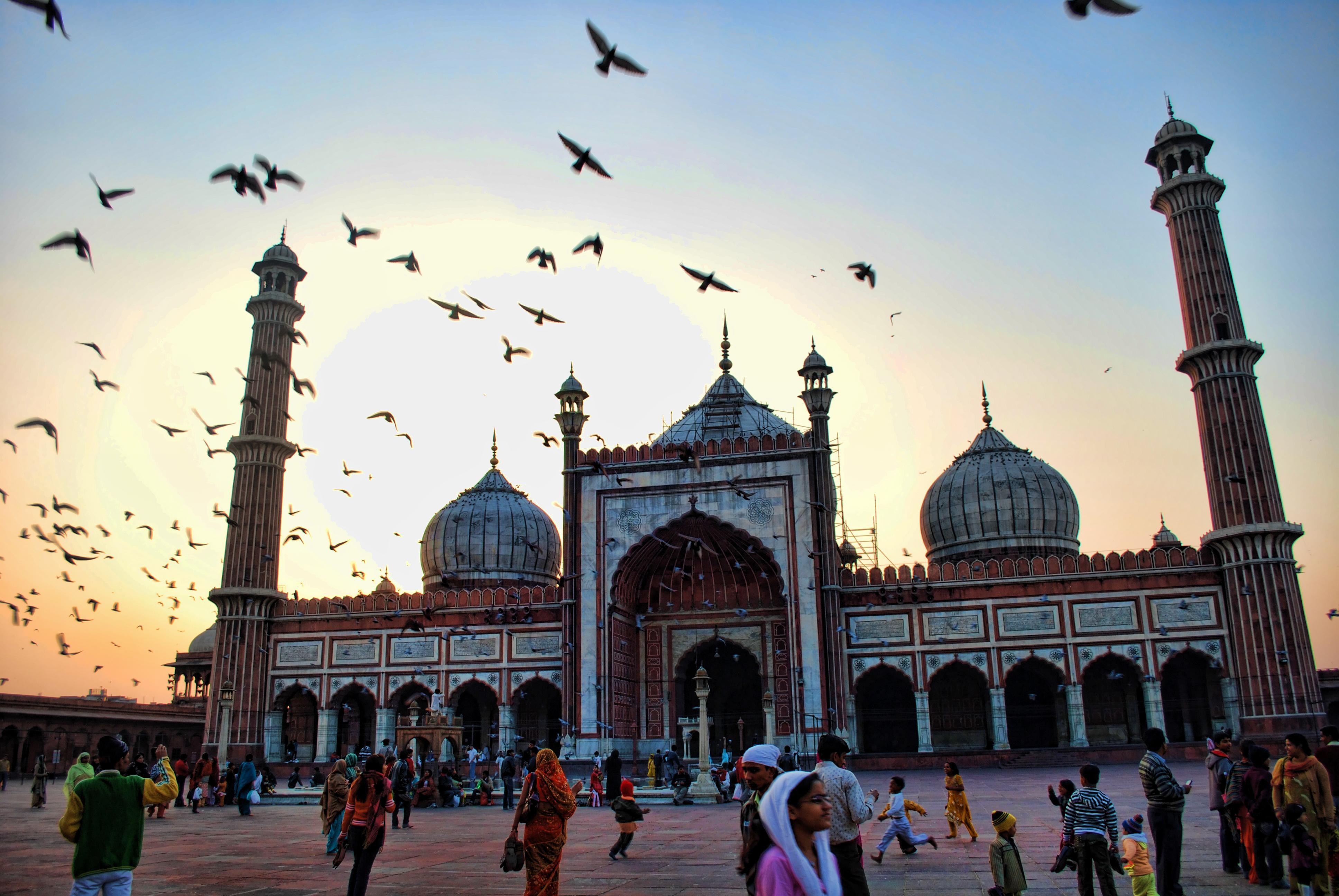 3872x2592 Delhi Ka Lal Kila Wallpaper Masjid, HD Wallpaper