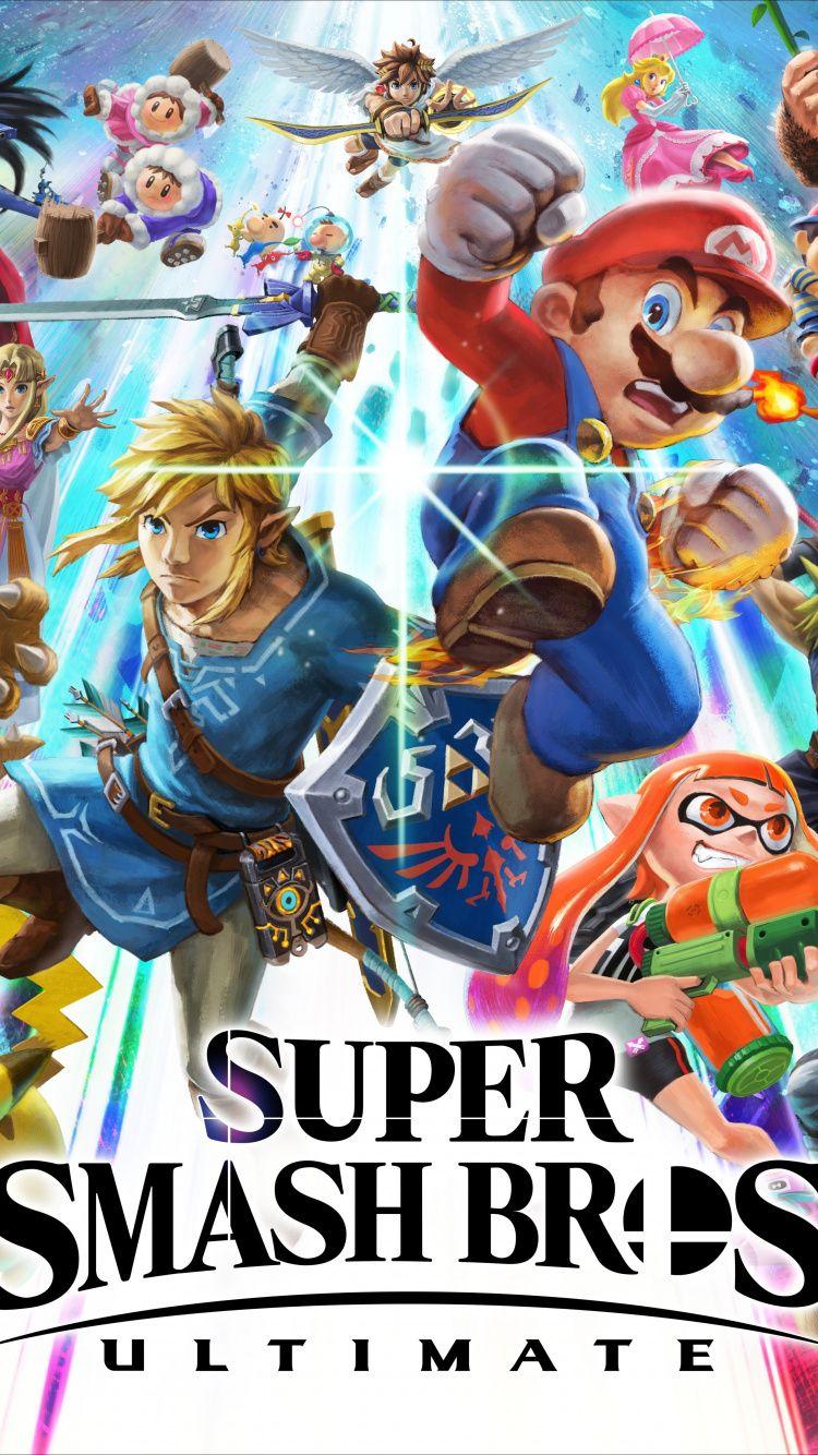 750x1334 Download 750x1334 wallpaper e3 super smash bros
