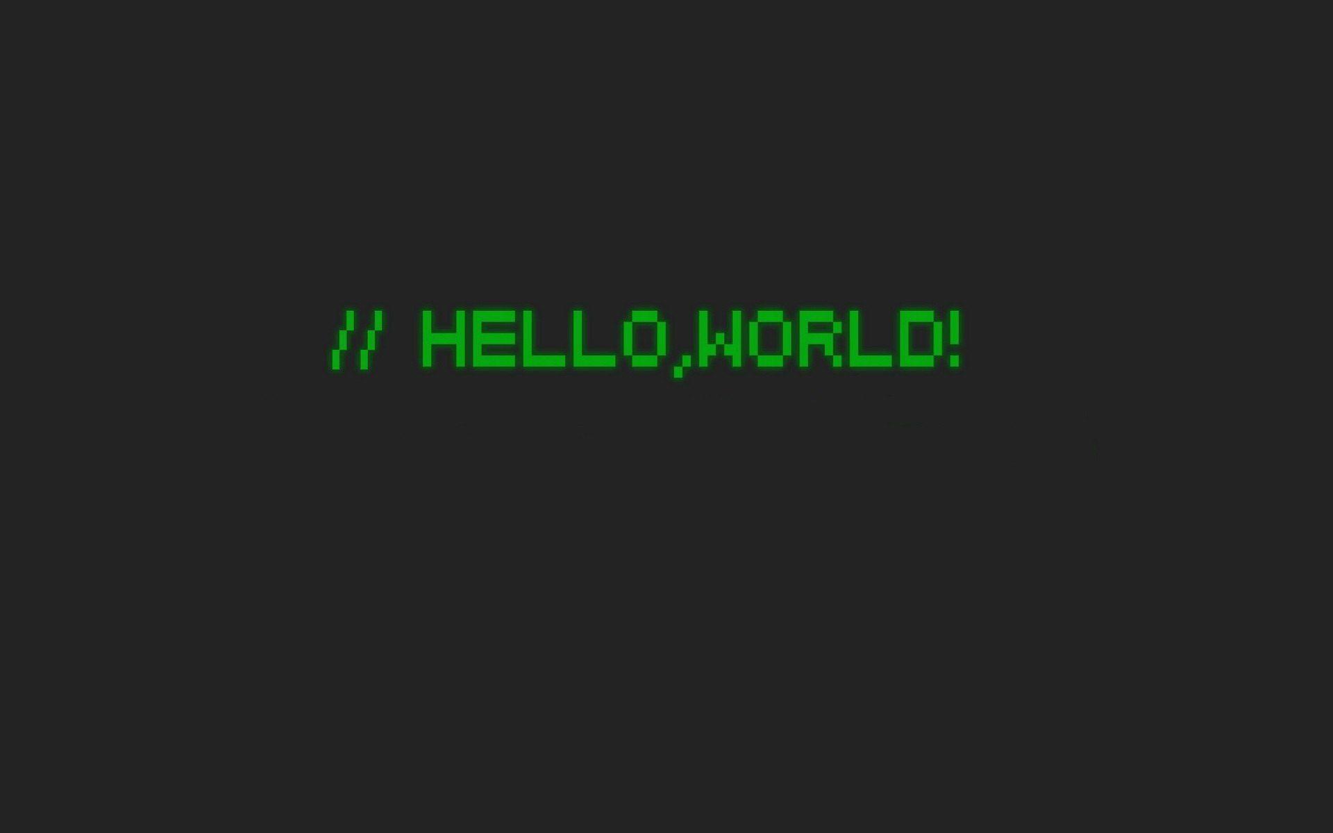 1920x1200 simple background, Quote, Minimalism, Text, World, Hello