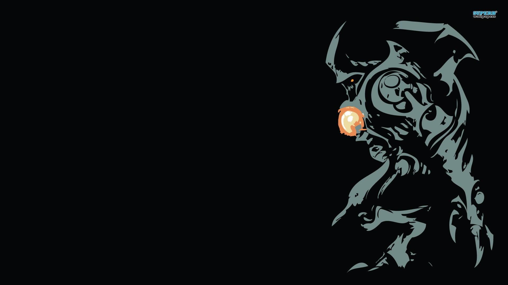 1920x1080 Scorpion monster illustration, Super Metroid, Samus Aran