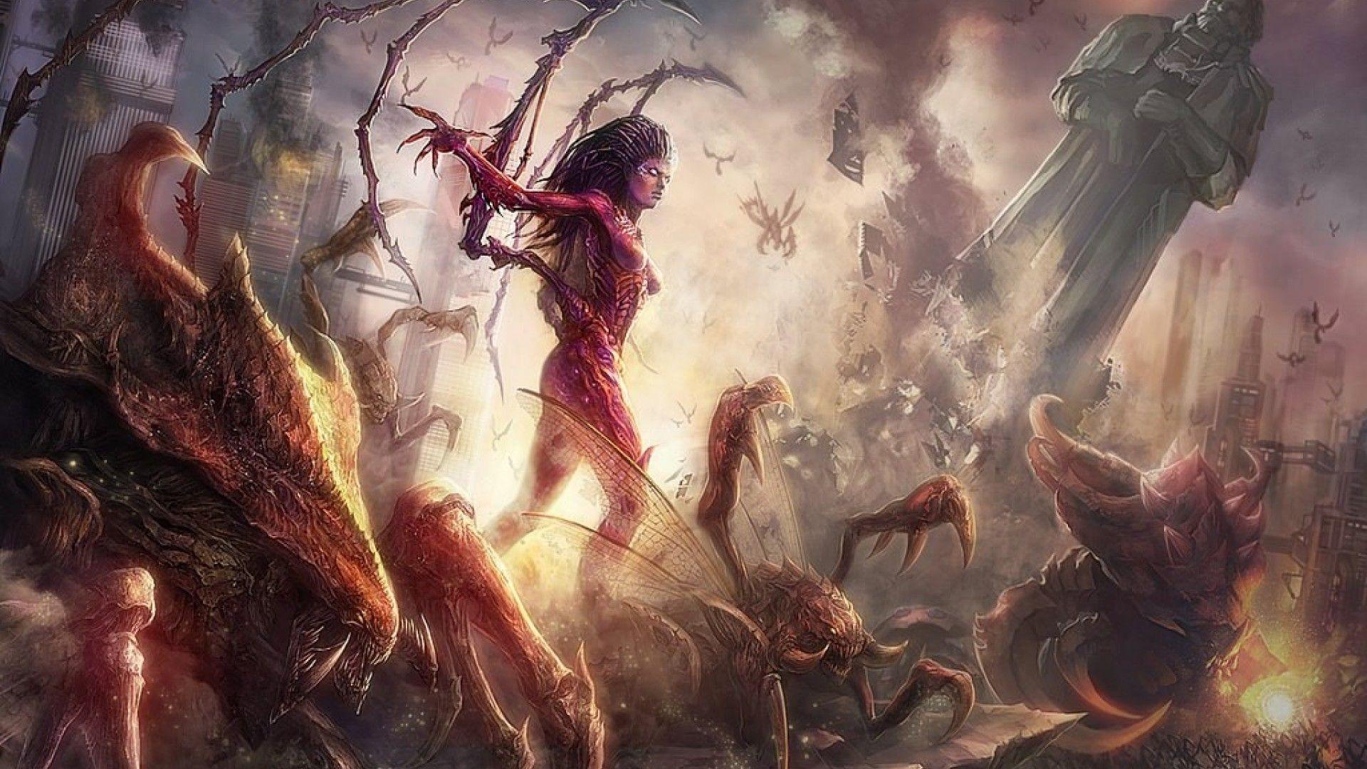 1920x1080 Sarah Kerrigan Background