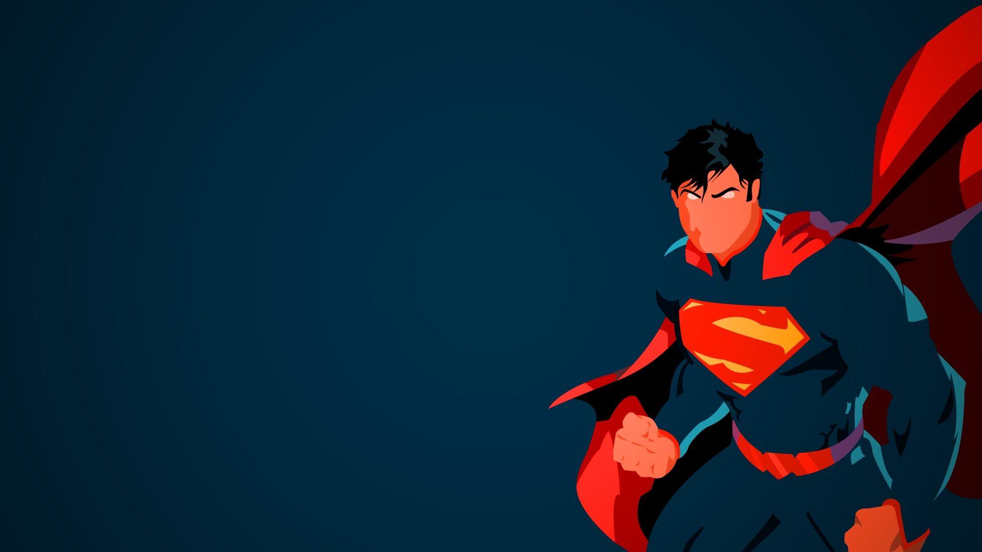 1920x1080 Superman Minimal, HD Superheroes, 4k Wallpaper, Image