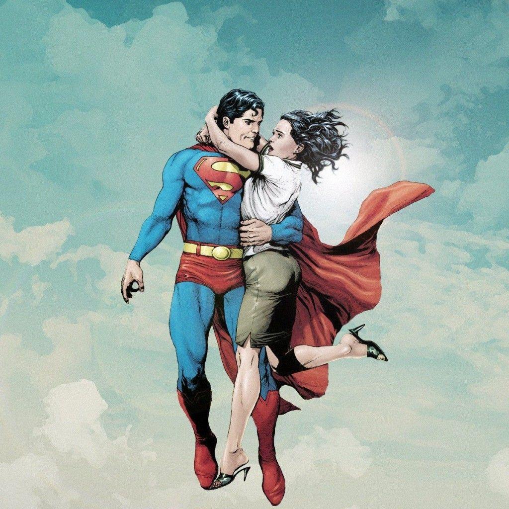 1024x1024 Superman iPad Wallpaper Free Download