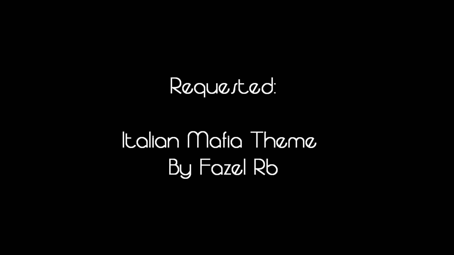 1920x1080 Italian Mafia theme