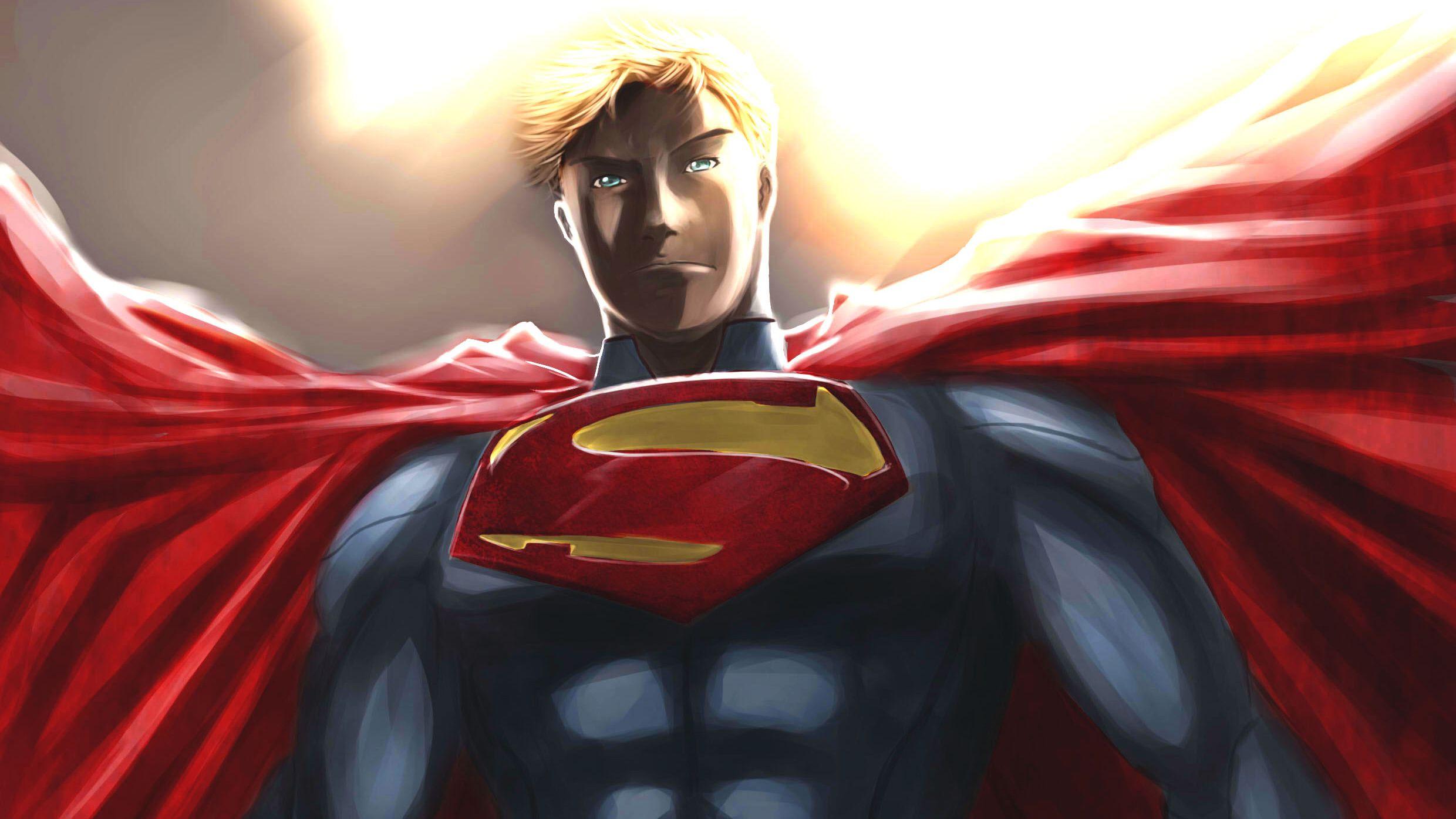 2480x1395 Comics Superman Moon DC Comics HD Wallpaper Background