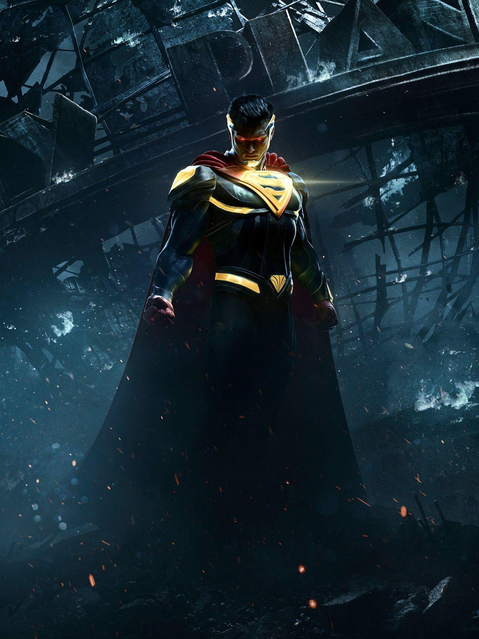1536x2048 Injustice 2 Superman HD Wallpaper for Desktop and Mobiles