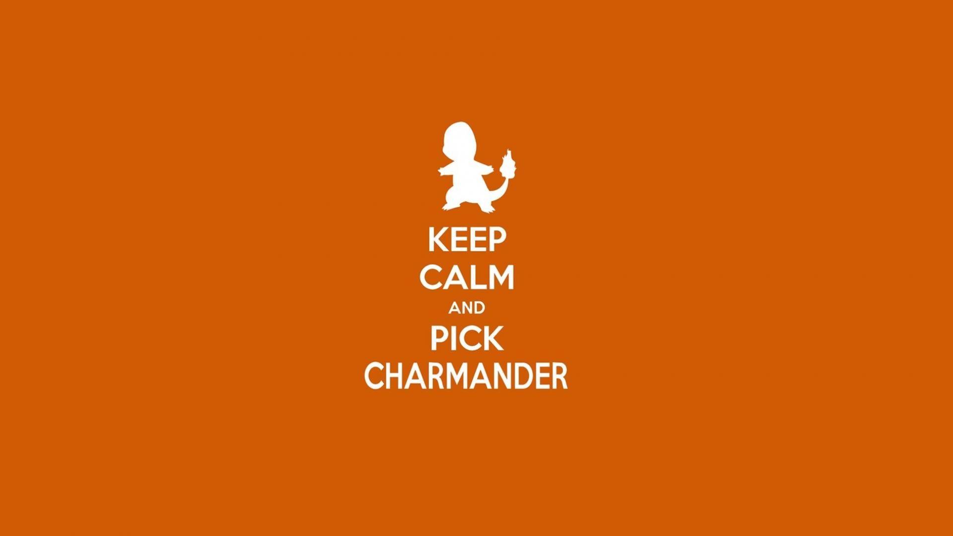 1920x1080 Pokemon video games keep calm and charmander wallpaper