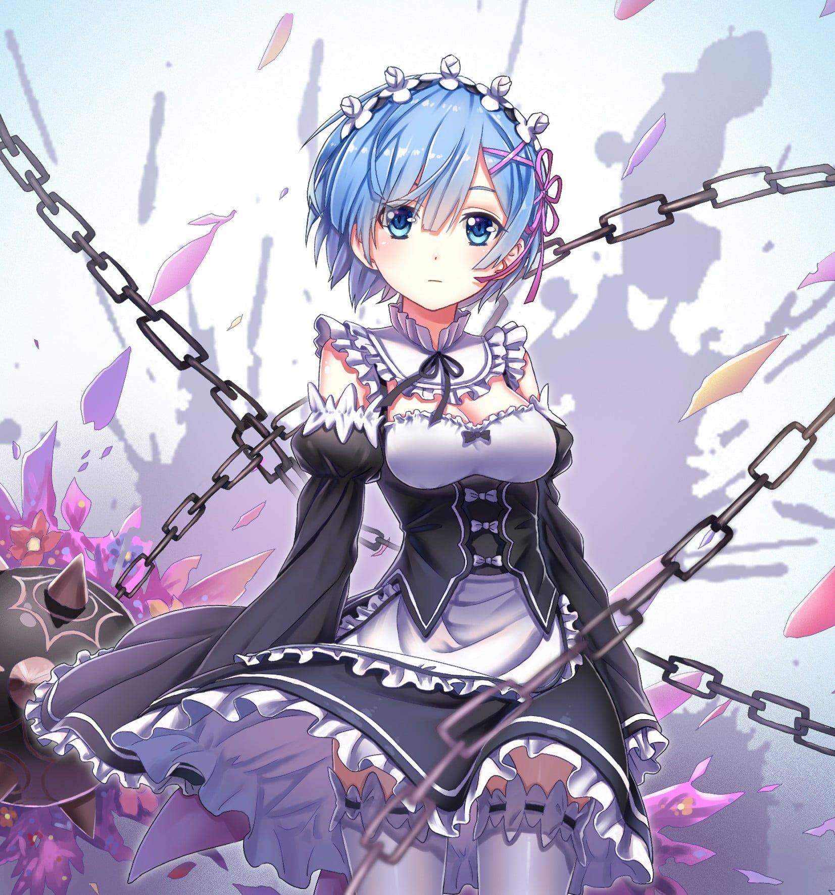 Re Zero Rem Wallpapers Top Free Re Zero Rem Backgrounds Wallpaperaccess