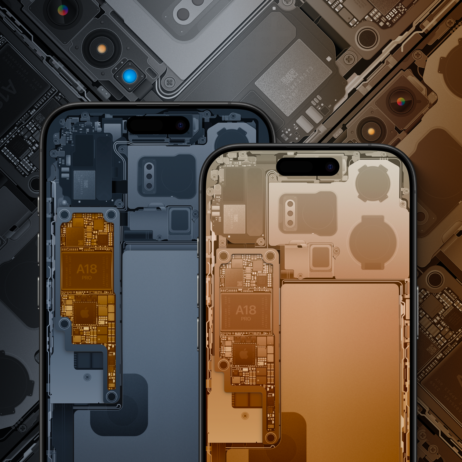 1514x1514 iPhone 16 Pro & Pro Max Internals Wallpaper