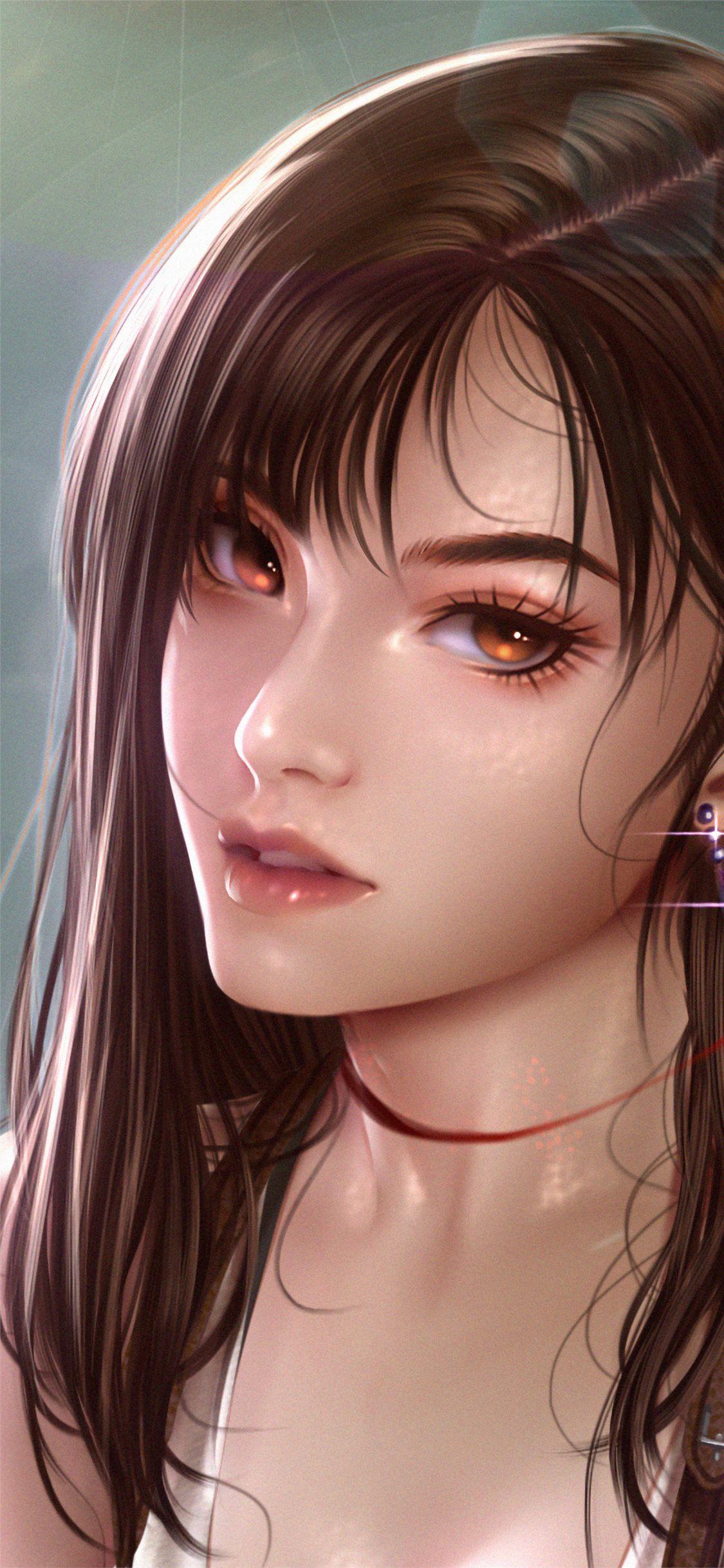 1125x2436 tifa lockhart finalfantasy iPhone 11 Wallpaper Free Download