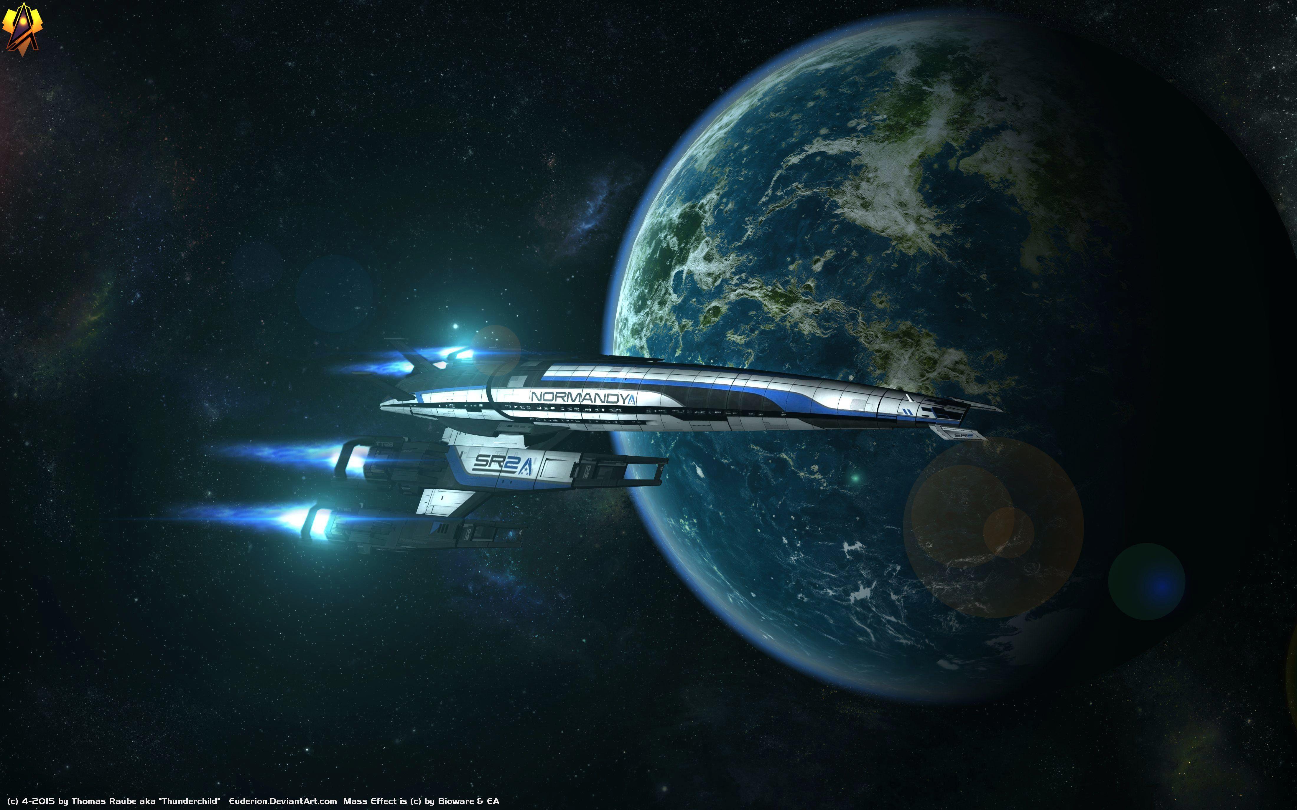 4400x2750 Mass Effect Normandy Wallpaper
