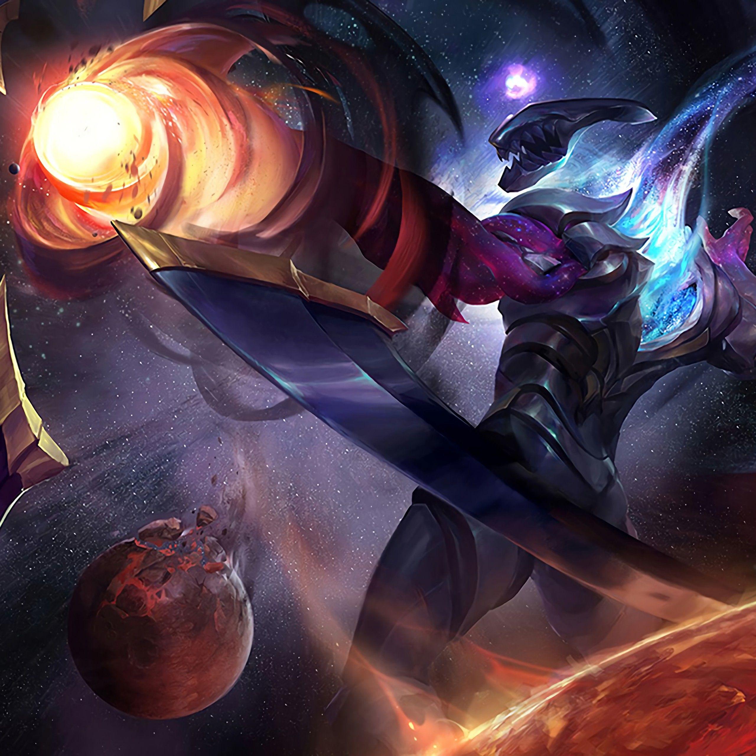 2560x2560 Wallpaper Dark Star Varus, League of Legends, 4K, Games