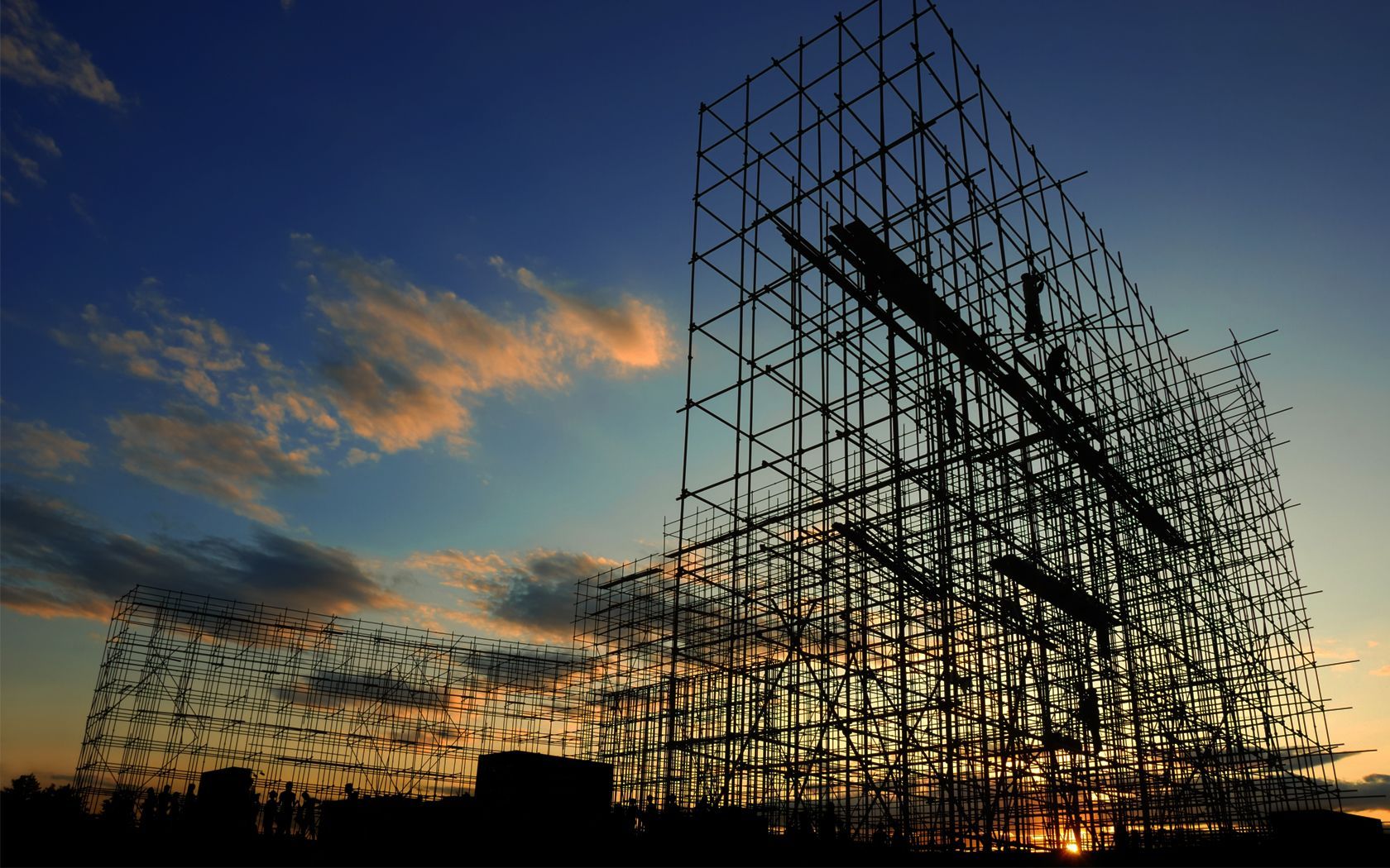 1680x1050 Scaffolding Wallpaper