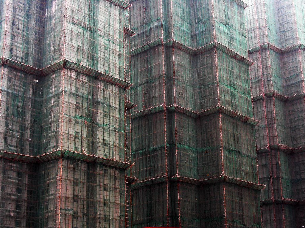 1024x768 Bamboo scaffolding in Hong Kong