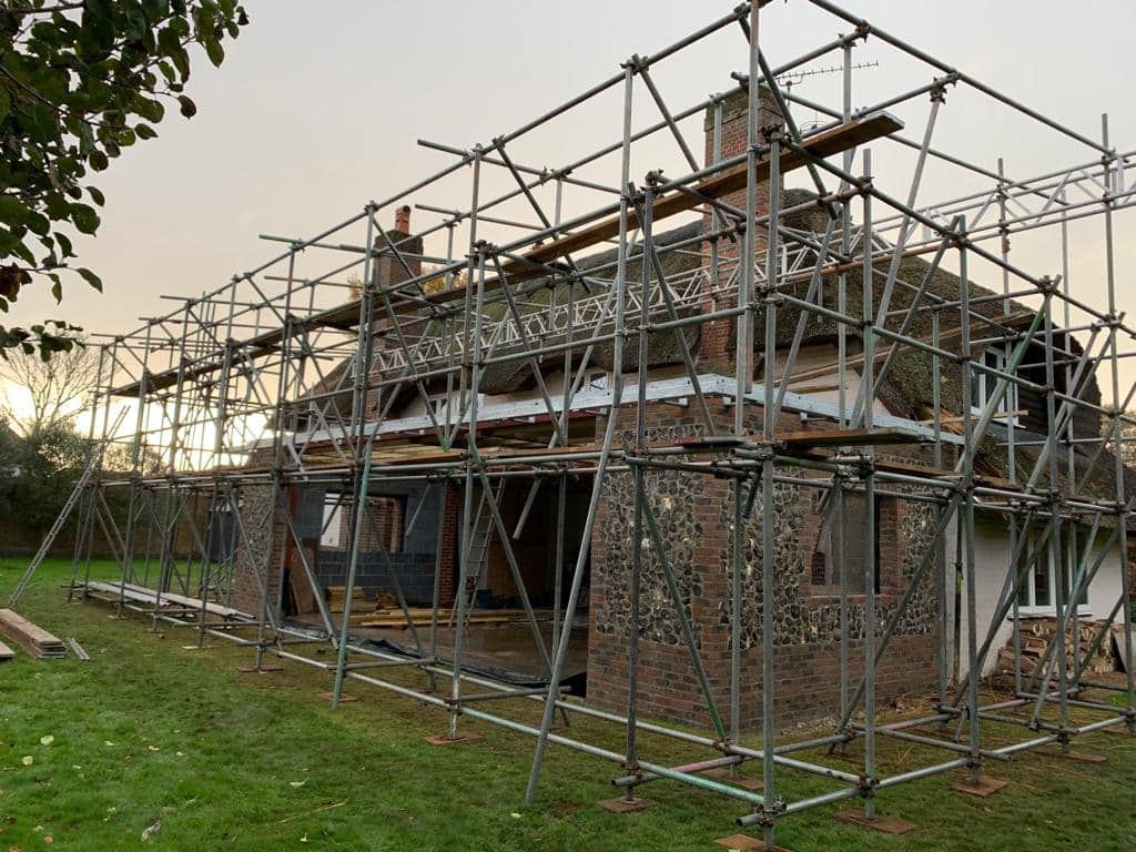 1024x768 Temporary Roof Scaffold for an