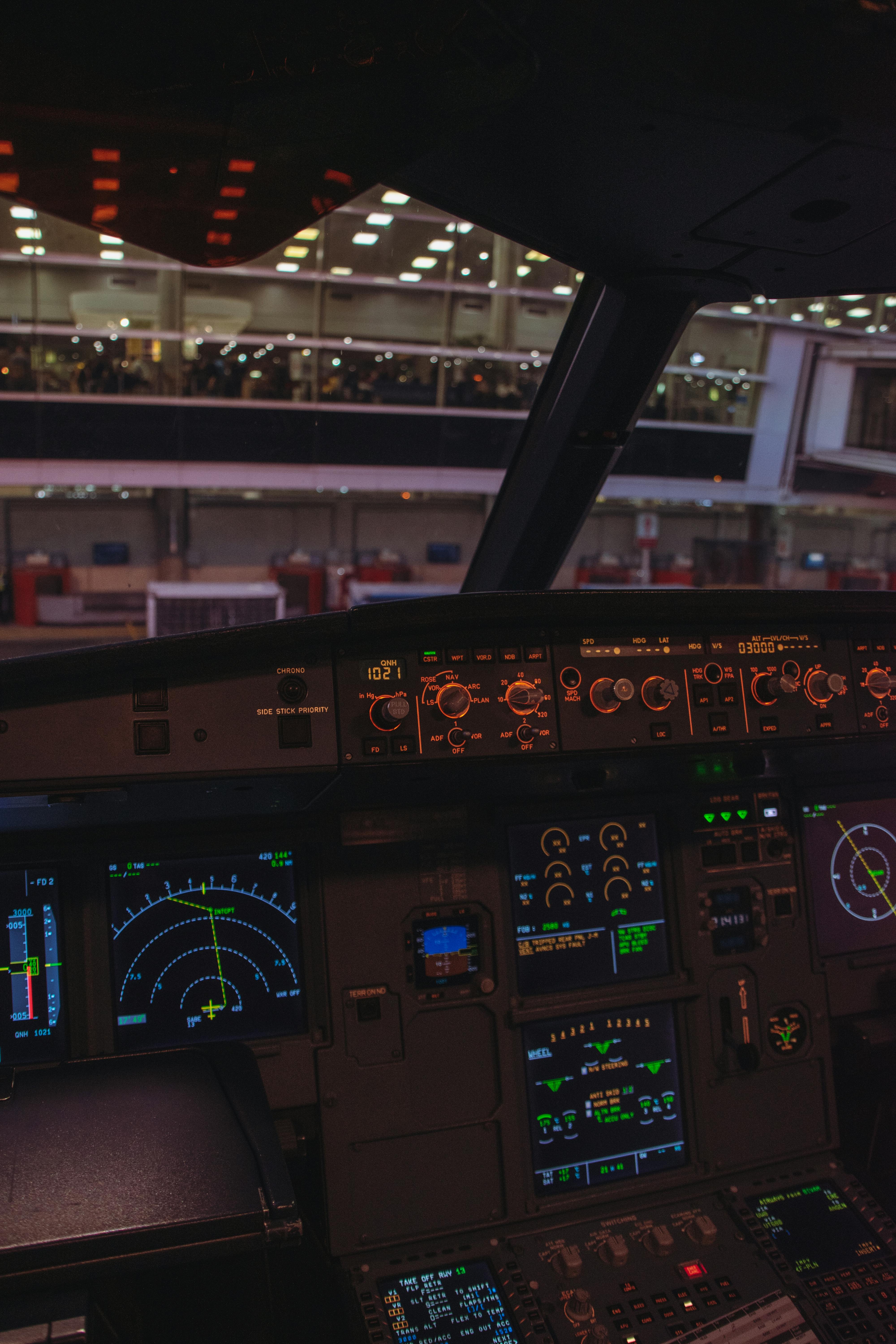 4000x6000 Airplane Cockpit Interior · Free Stock