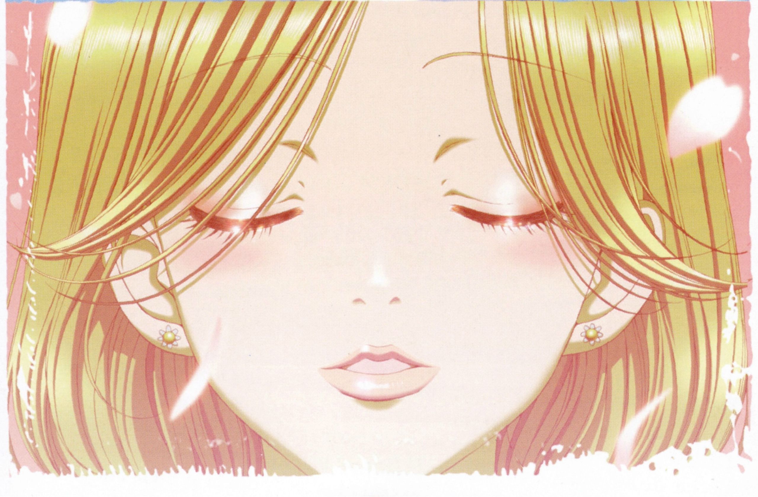 2560x1680 Wallpaper face, Nana, closed eyes, hachi, nana komatsu, NAN, by ai yazawa for mobile and desktop, section сёнэн, resolution 2560x1680