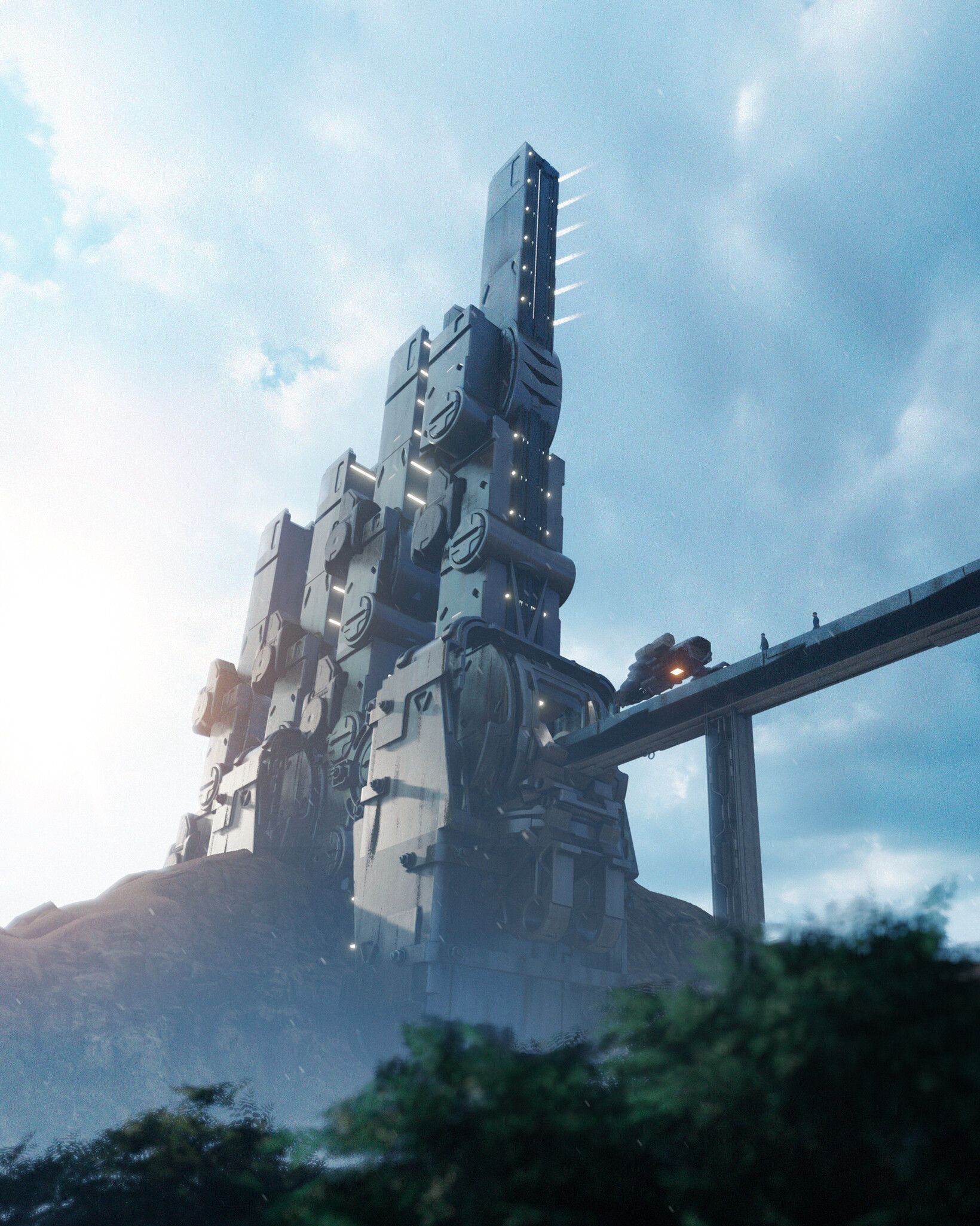 1640x2050 Lumion render Lost Towers