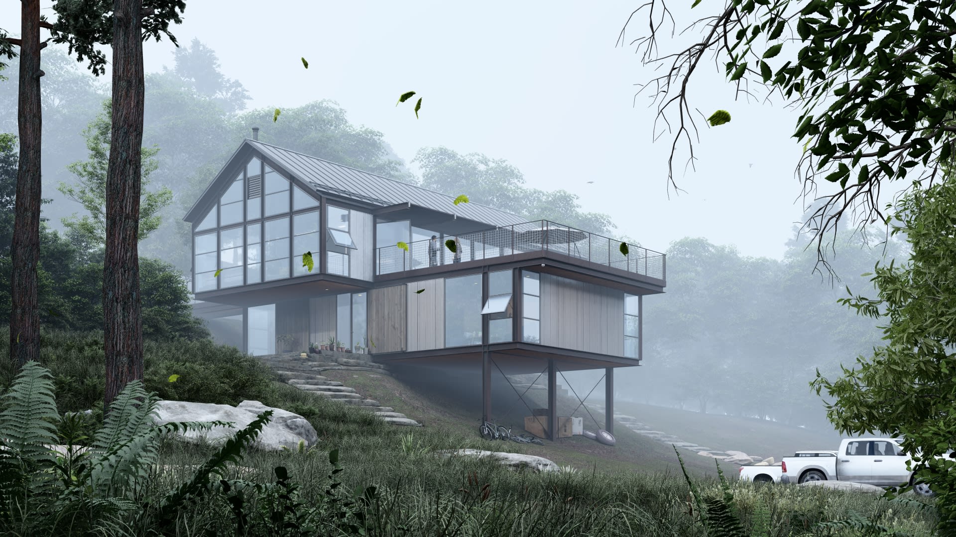 1920x1080 Do photorealistic interior exterior 3D