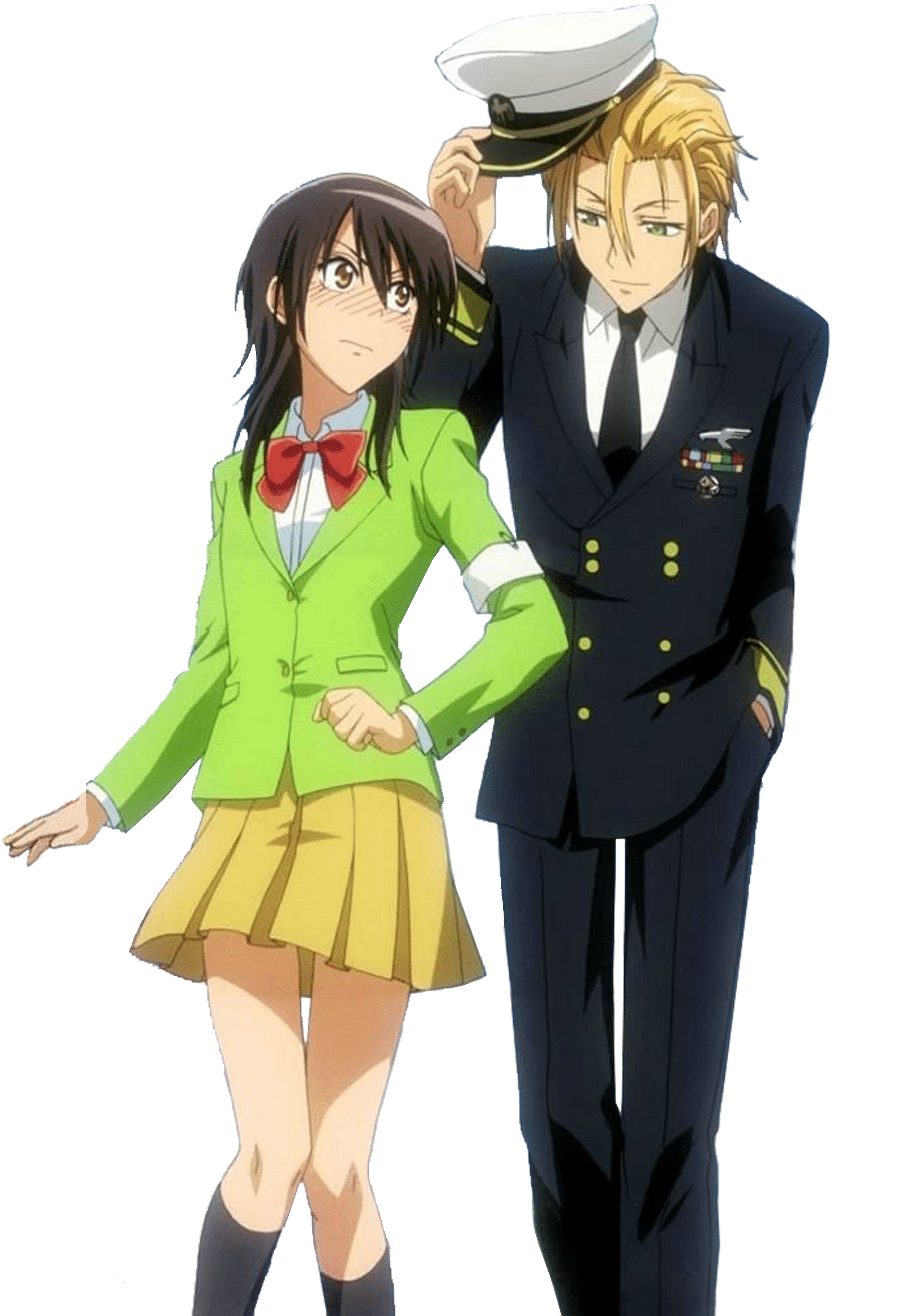 1920x2742 Usui and Misaki from Kaichou Wa Maid!