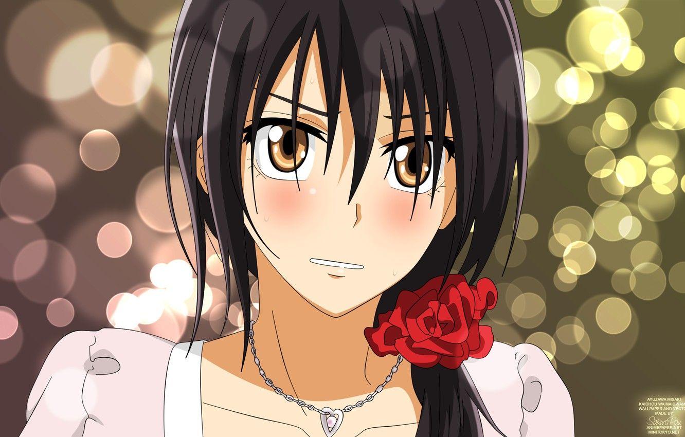 1332x850 Wallpaper Girl, Anime, Anime, Kaichou Wa Maid Sama, Misaki