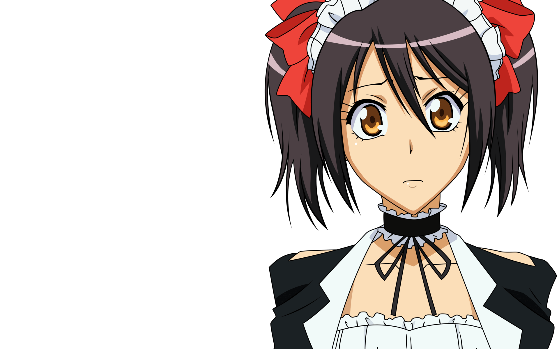 1920x1200 ayuzawa misaki black hair choker close headdress kaichou wa