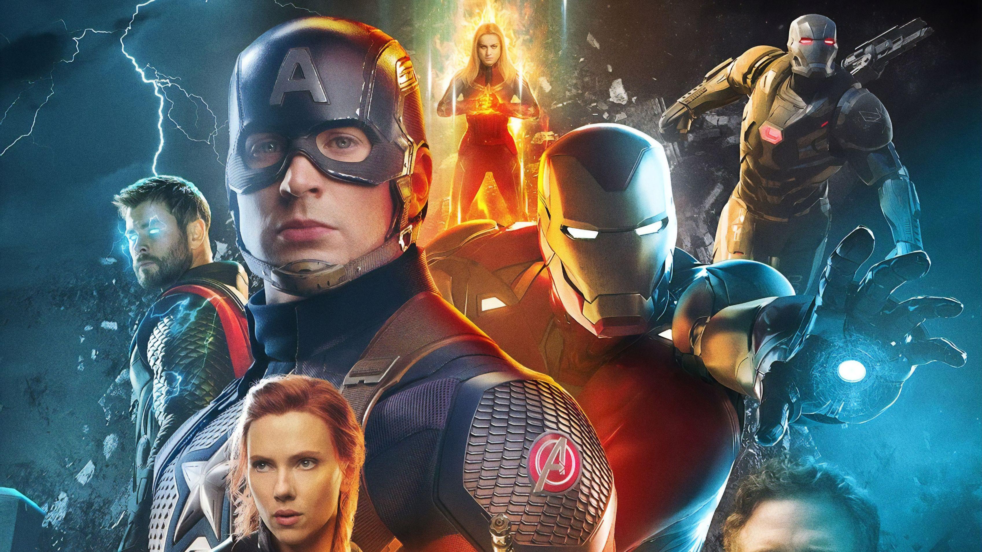 Avengers Endgame Movie  Iron Man Powers 4K wallpaper download