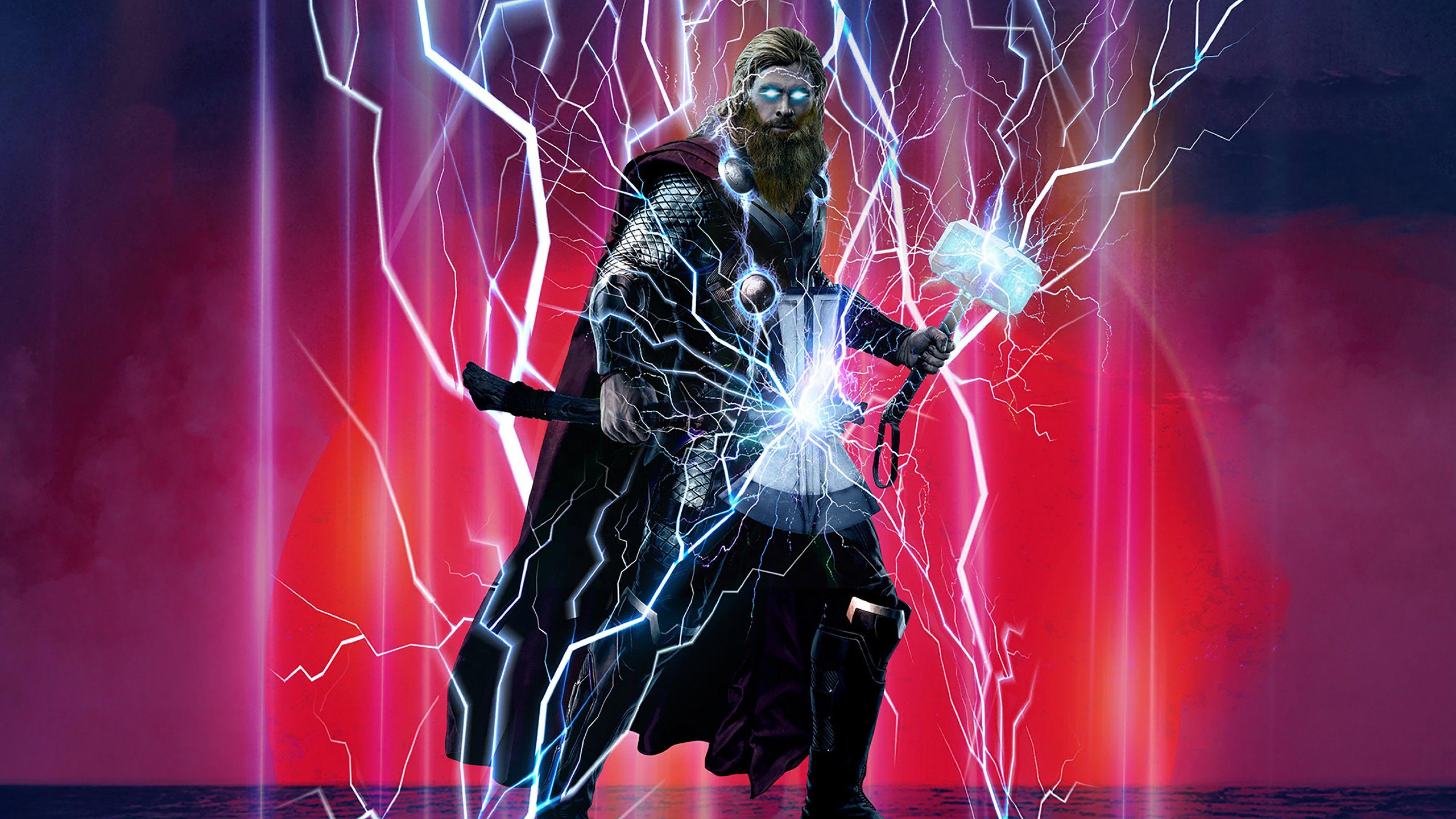 3840x2160 Endgame Thor HD Wallpaper