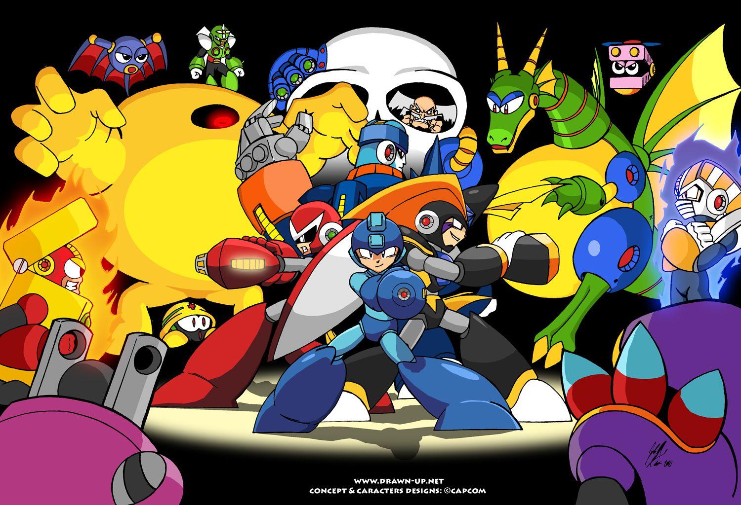 1500x1024 Free download Megaman Wallpaper