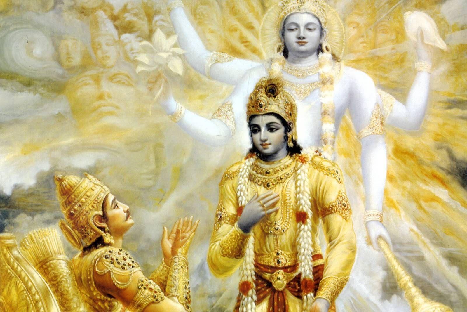 When Shri Krishna stepped ahead to keep up the word of Arjun