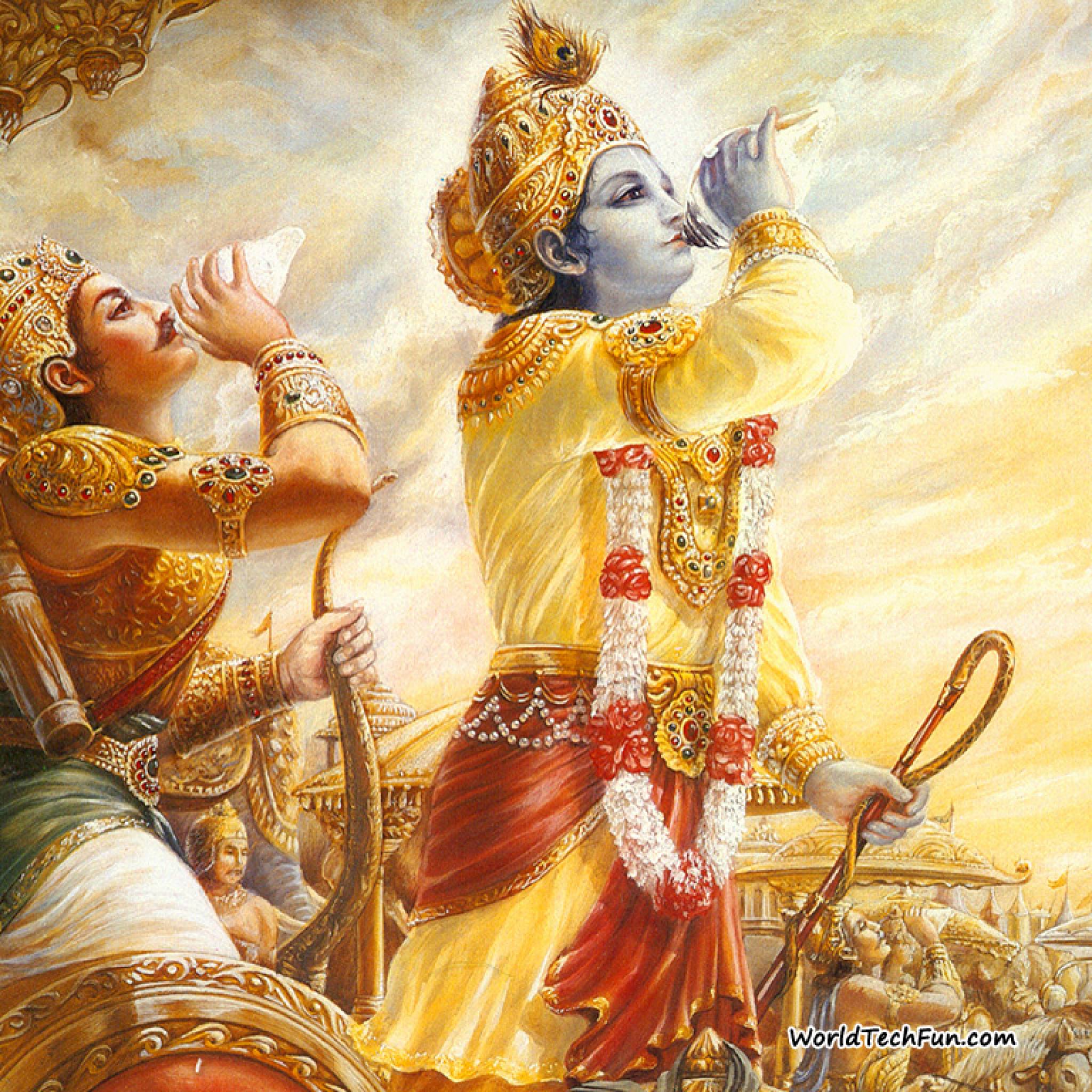 Krishna and Arjun Wallpapers - Top Free Krishna and Arjun Backgrounds -  WallpaperAccess