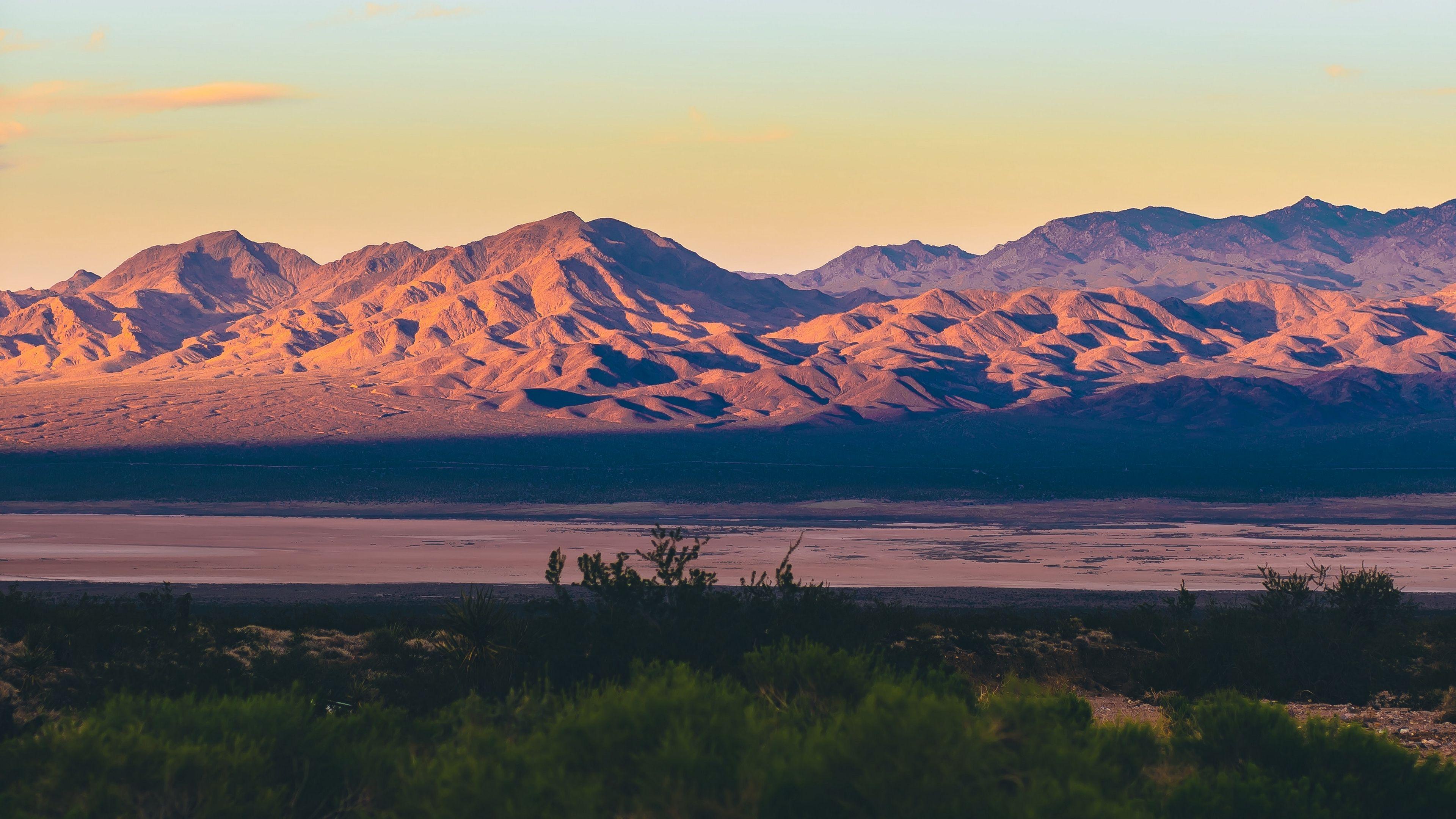 3840x2160 Download wallpaper 3840x2160 desert, sand, sky, clouds
